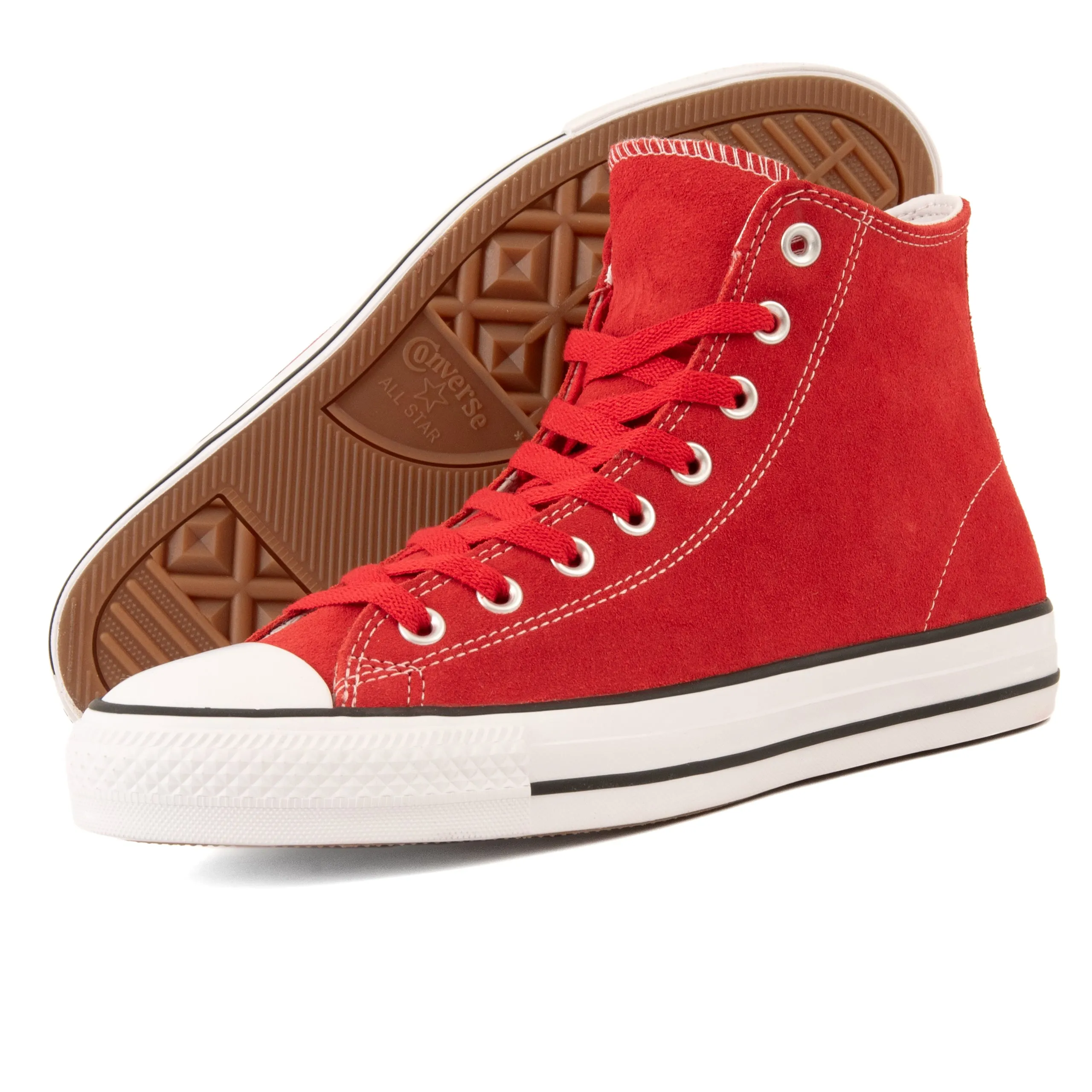 CONS - Chuck Taylor All Star Pro Hi (Red/White/Black) Converse Shoes