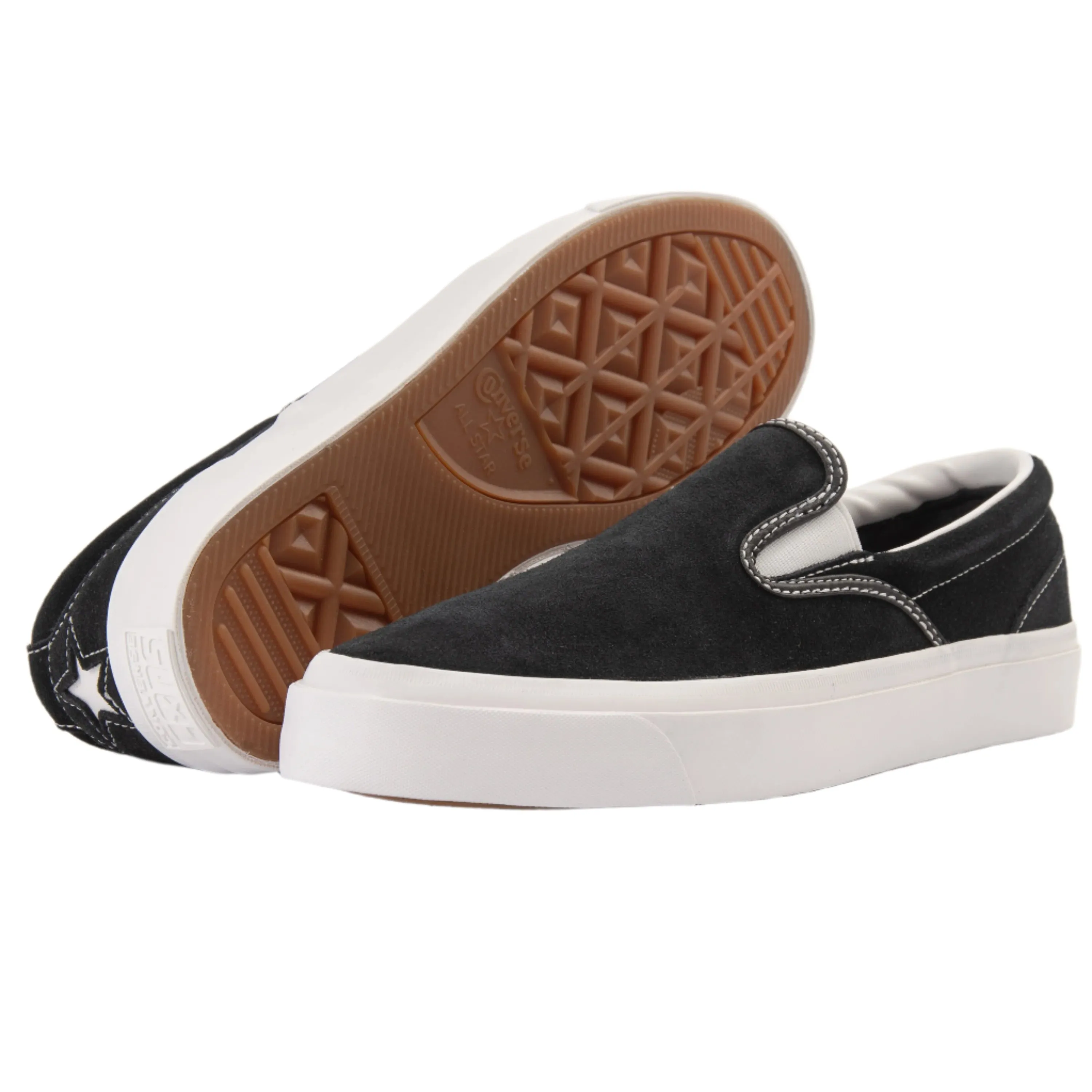 Cons - One Star CC Slip (Black/White) Converse Shoes