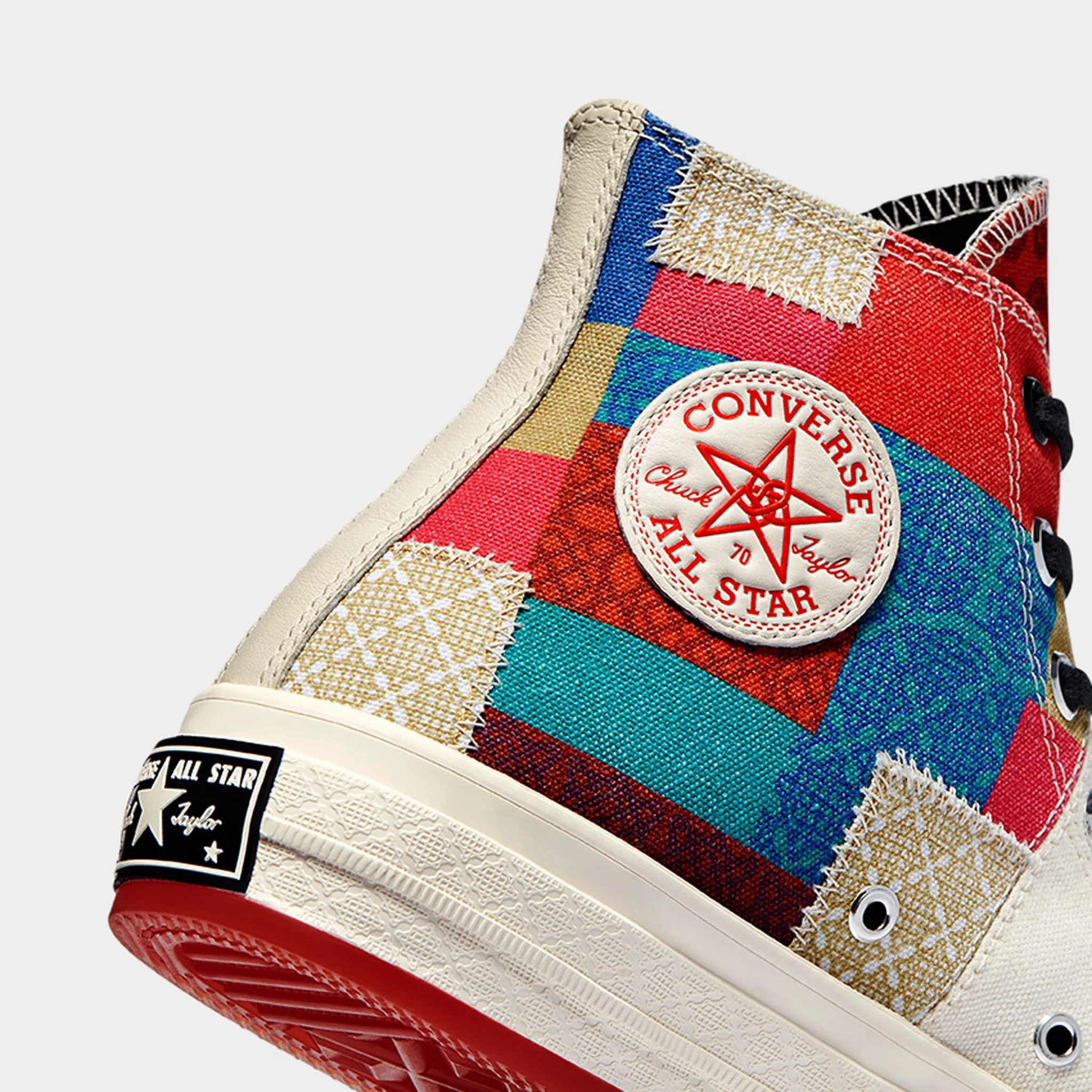 Converse CNY Chuck 70 Hi Egret / Chile Red Converse Shoes