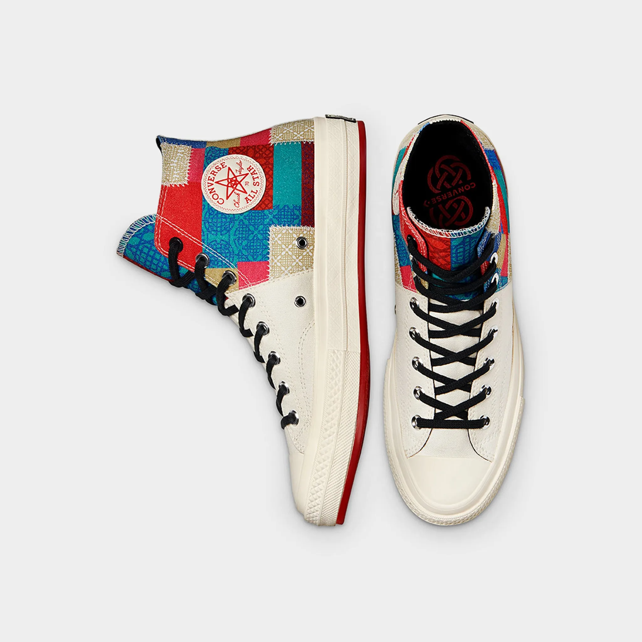 Converse CNY Chuck 70 Hi Egret / Chile Red Converse Shoes