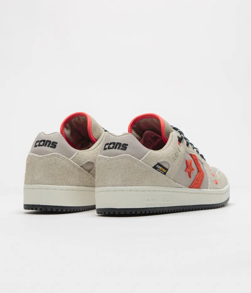 Converse Cons AS-1 Pro Cordura Shoes - Papyrus / Black / Vermillion Red Converse Shoes