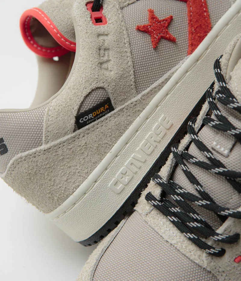 Converse Cons AS-1 Pro Cordura Shoes - Papyrus / Black / Vermillion Red Converse Shoes