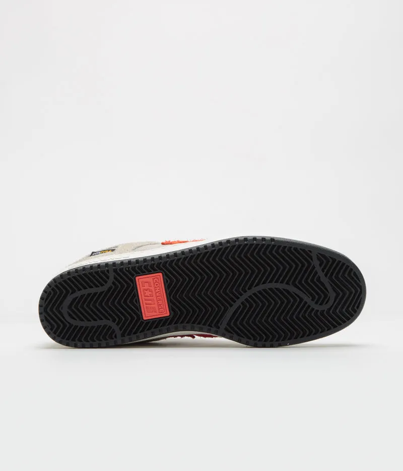 Converse Cons AS-1 Pro Cordura Shoes - Papyrus / Black / Vermillion Red Converse Shoes