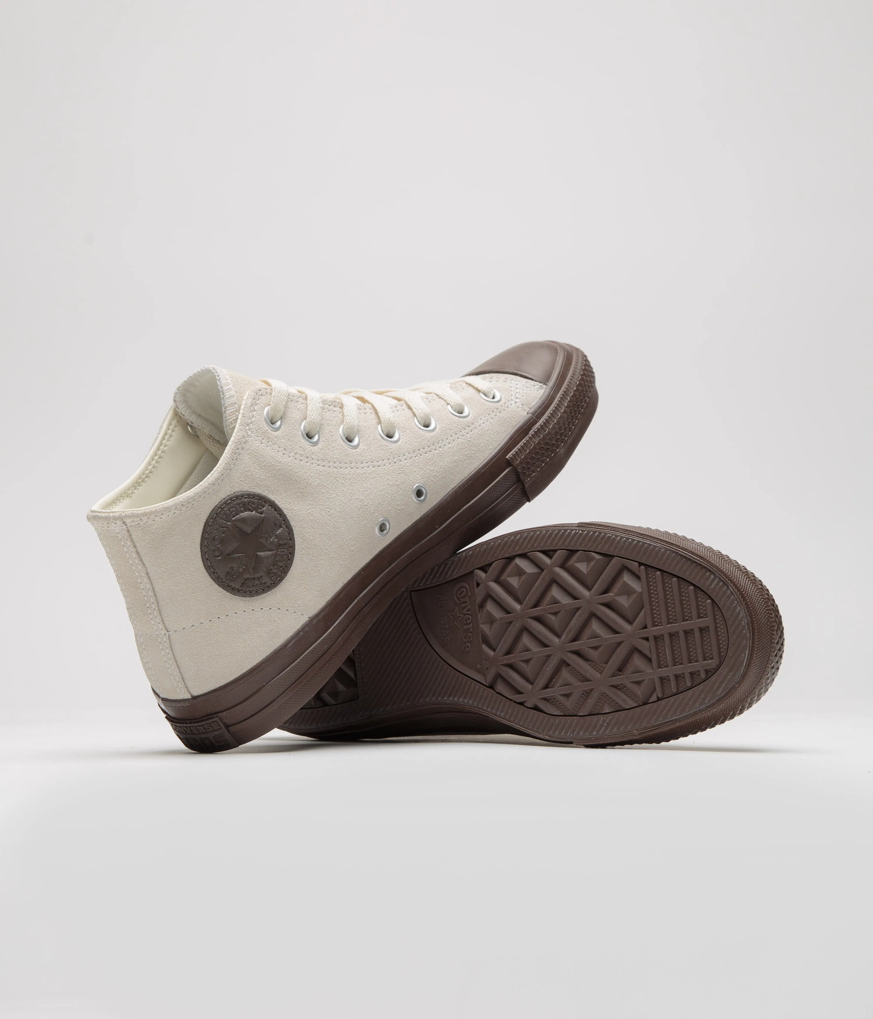 Converse Cons CTAS Pro Mid Shoes - Egret / Brown / Egret Converse Shoes