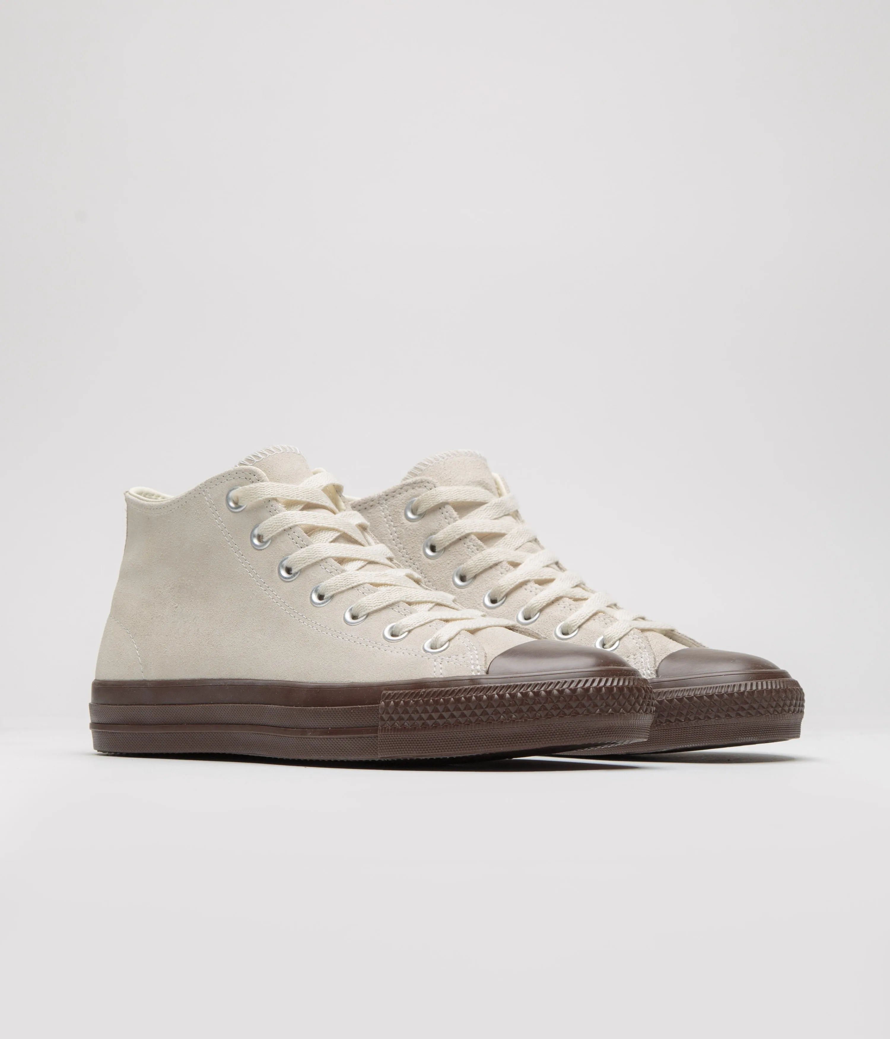 Converse Cons CTAS Pro Mid Shoes - Egret / Brown / Egret Converse Shoes