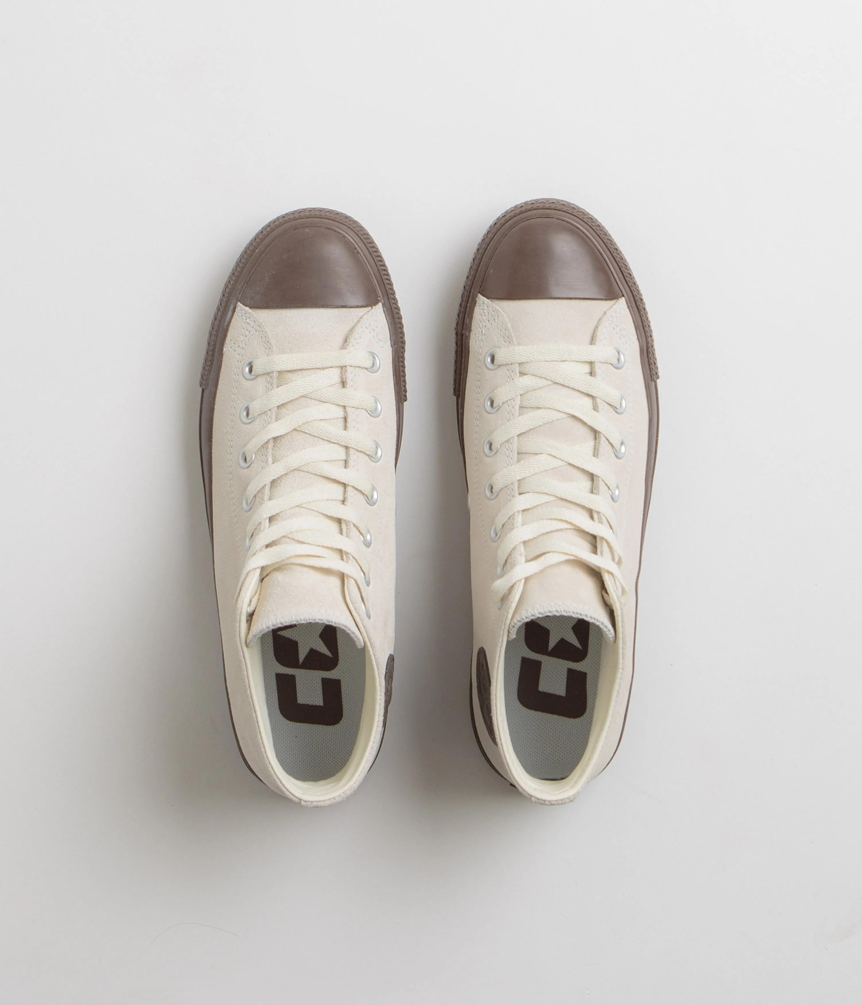 Converse Cons CTAS Pro Mid Shoes - Egret / Brown / Egret Converse Shoes