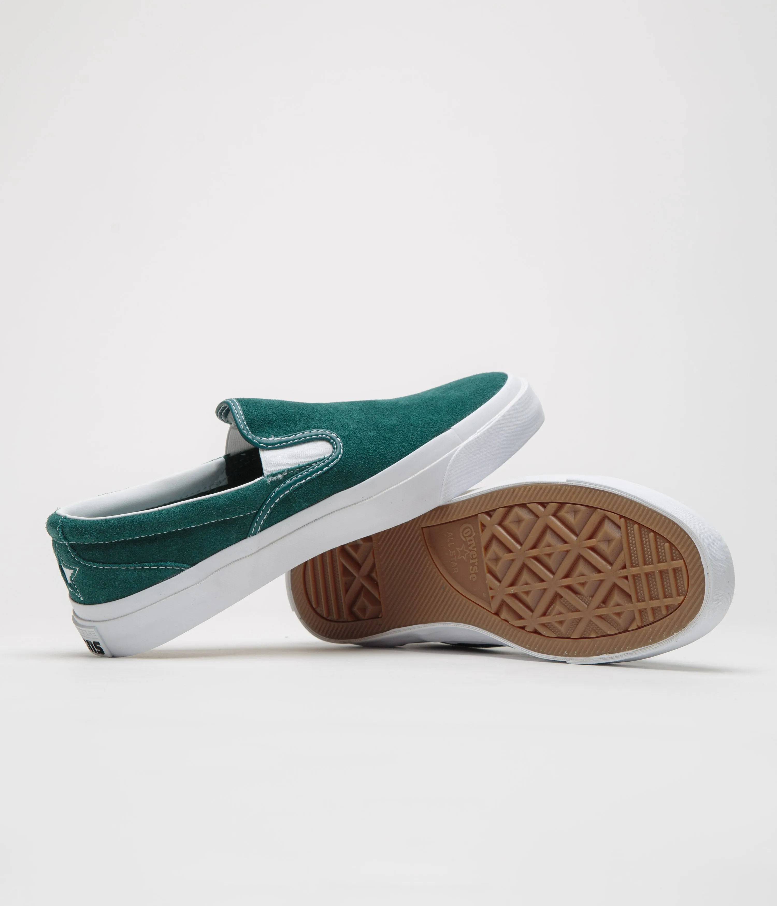 Converse One Star CC Slip Pro Shoes - Rubber Plant / White / White Converse Shoes