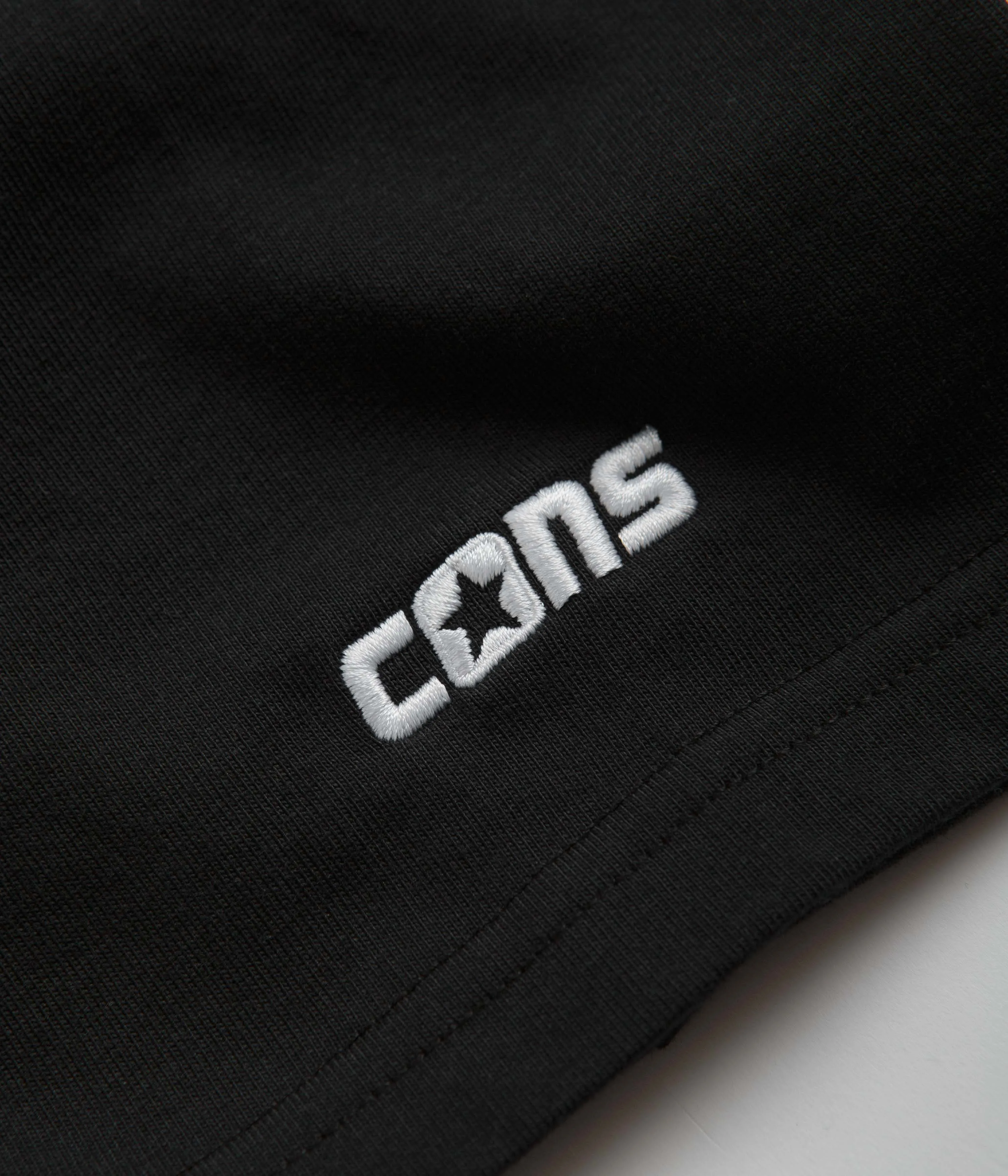 Converse x Quartersnacks T-Shirt - Converse Black Converse Shoes