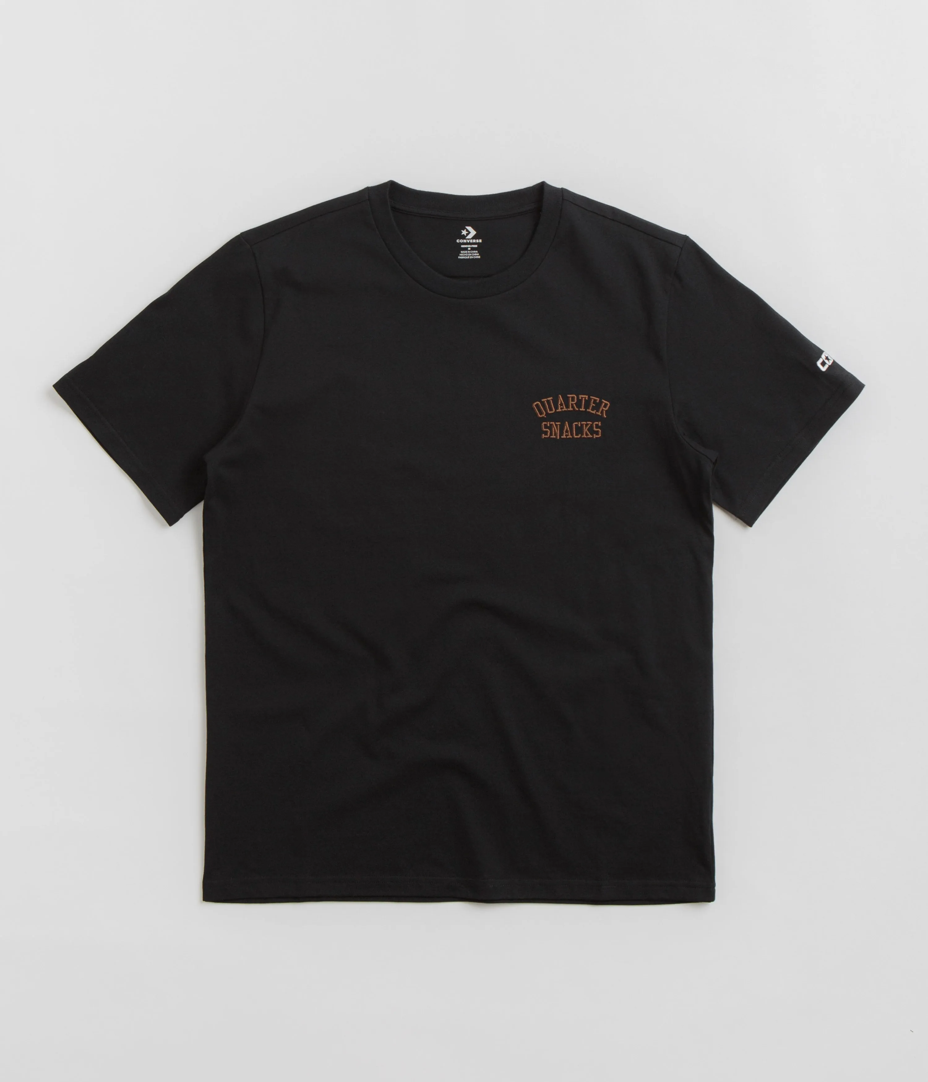 Converse x Quartersnacks T-Shirt - Converse Black Converse Shoes