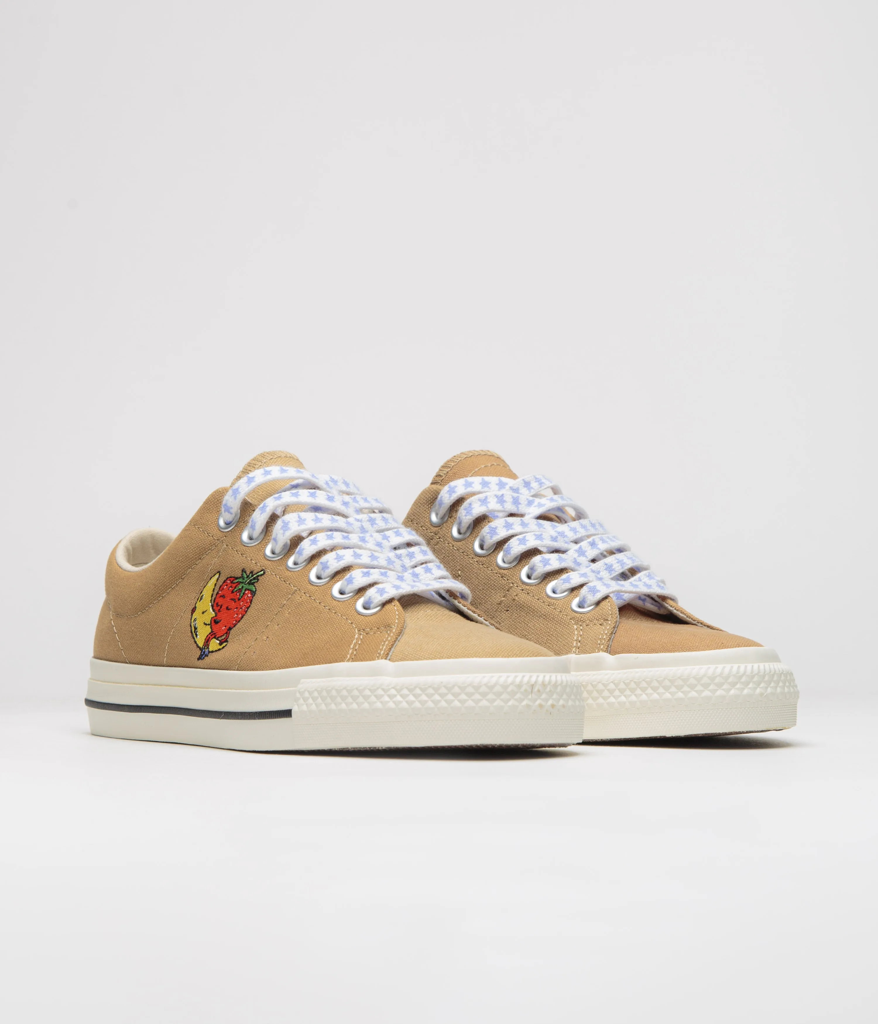 Converse x Sky High Farm One Star Pro Ox Shoes - Brown / Egret Converse Shoes