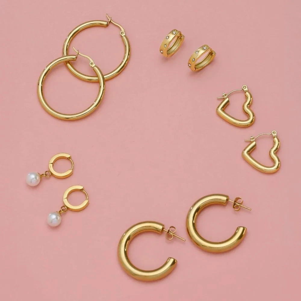 Cosmic Hoop Earrings