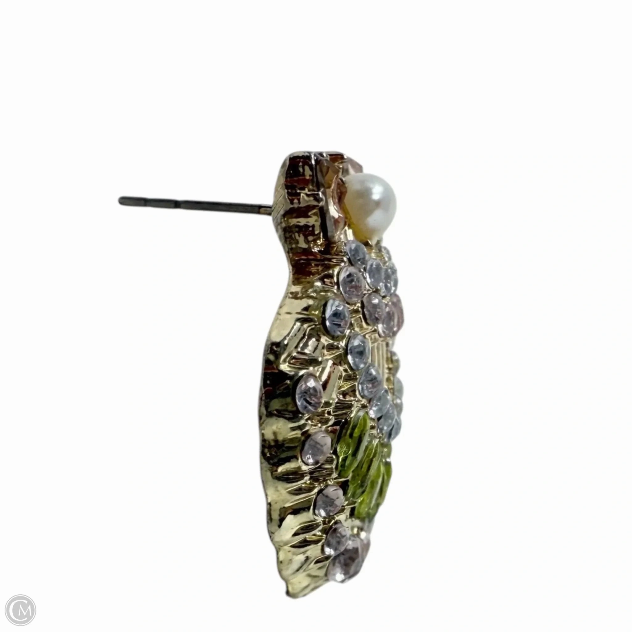 Crystal Embellished Clamshell Earrings By Sugar Fix By Baublebar