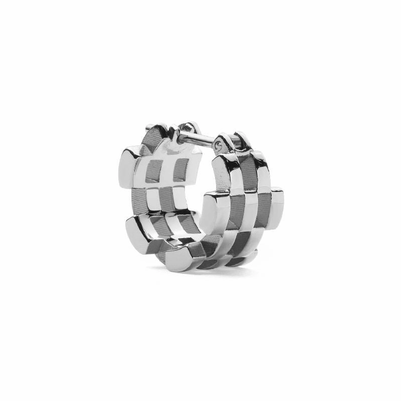 Daniel Wellington 3-Link Earrings Silver