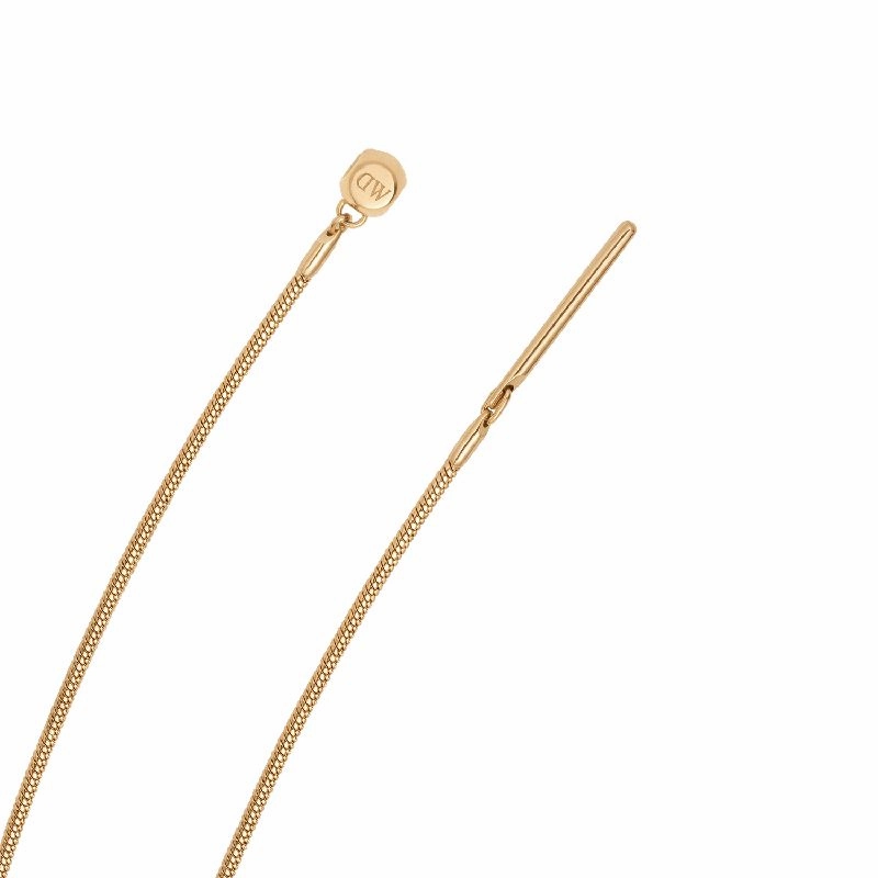 Daniel Wellington Charms Snake Necklace Gold