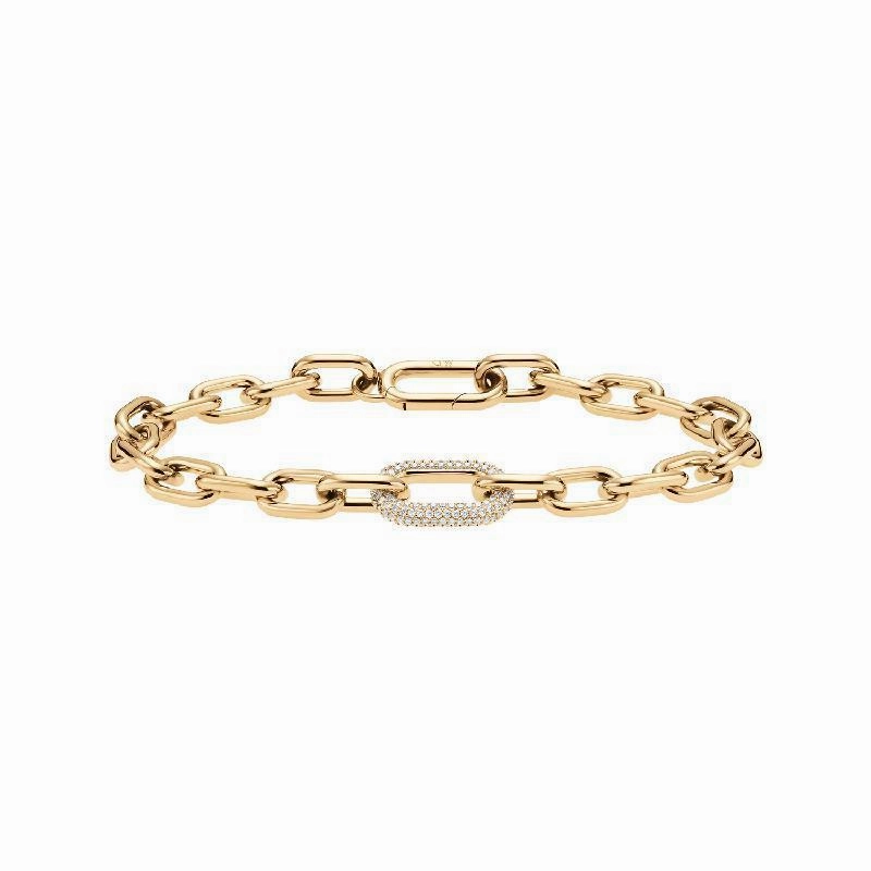 Daniel Wellington Crystal Link Bracelet Gold