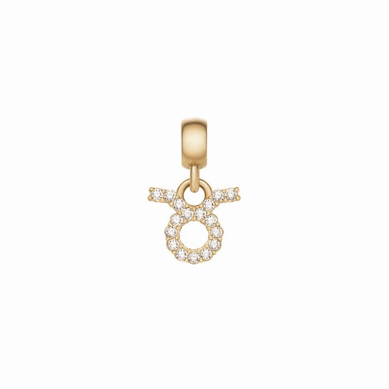 Daniel Wellington Crystal Taurus Zodiac Charm Gold