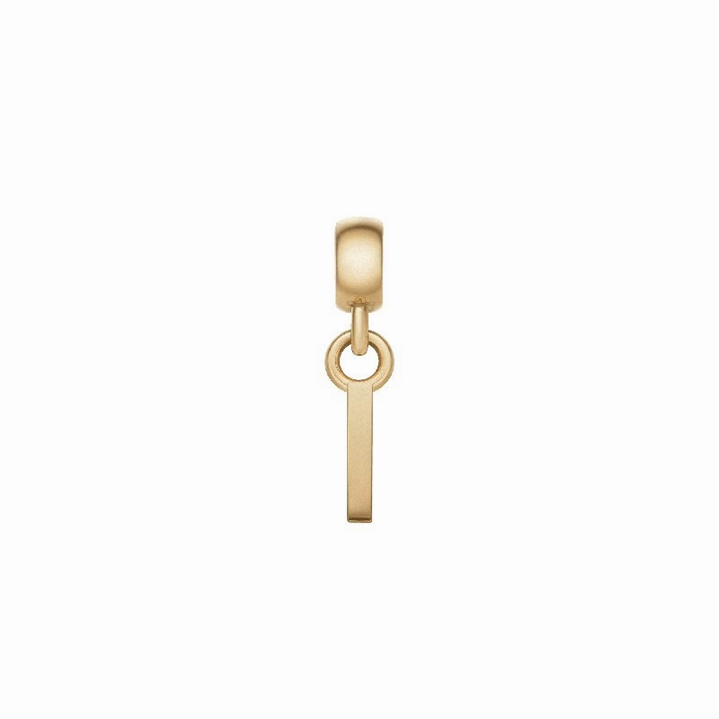 Daniel Wellington Letter I Charm Gold
