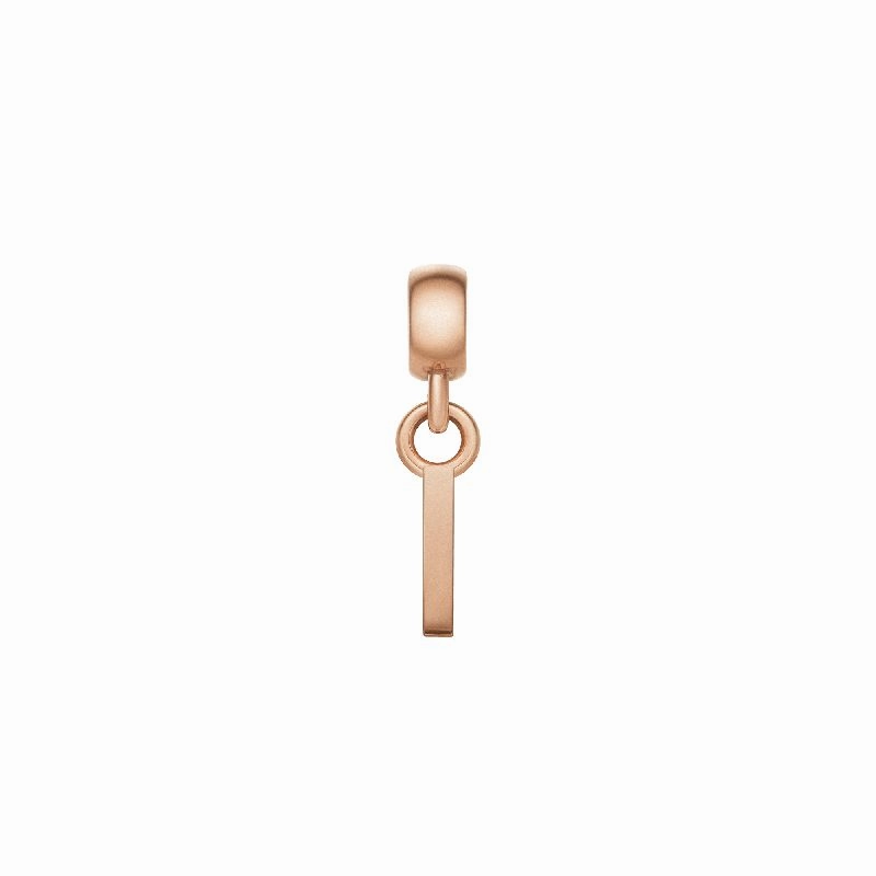 Daniel Wellington Letter I Charm Rose Gold