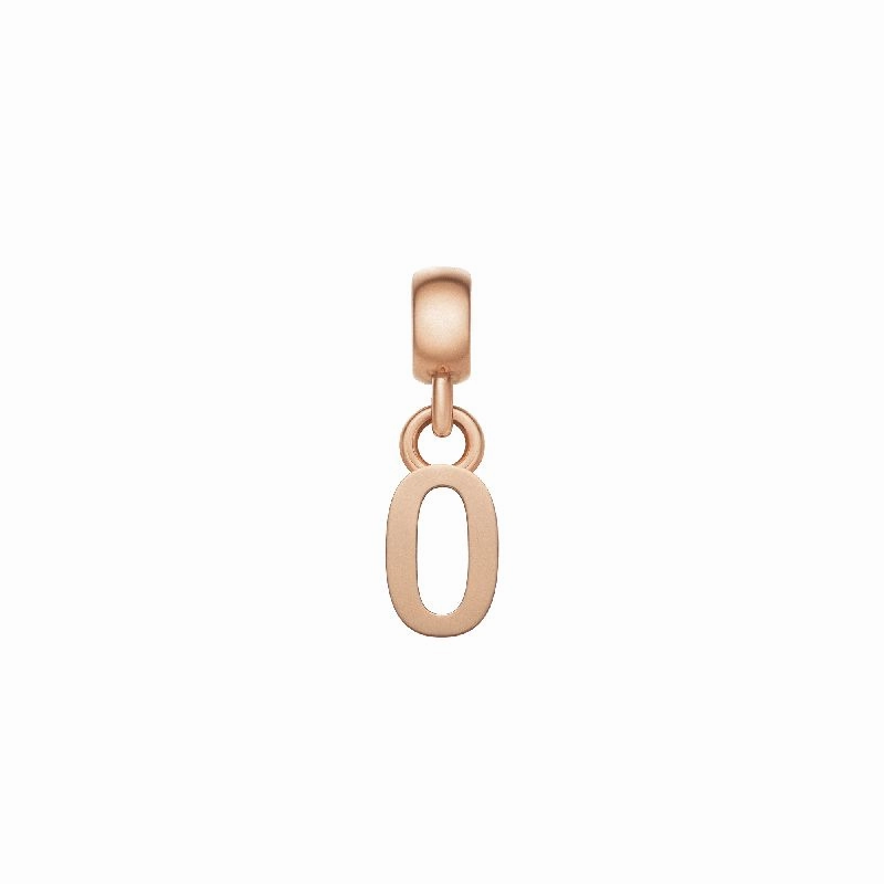 Daniel Wellington Letter O Charm Rose Gold