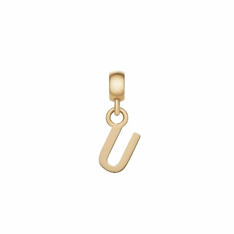 Daniel Wellington Letter U Charm Gold