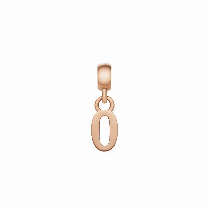Daniel Wellington Number 0 Charm Rose Gold