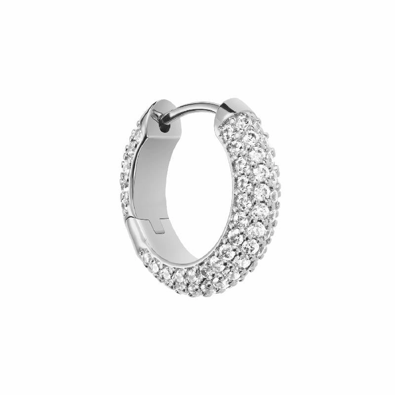 Daniel Wellington Pav Crystal Earrings Silver