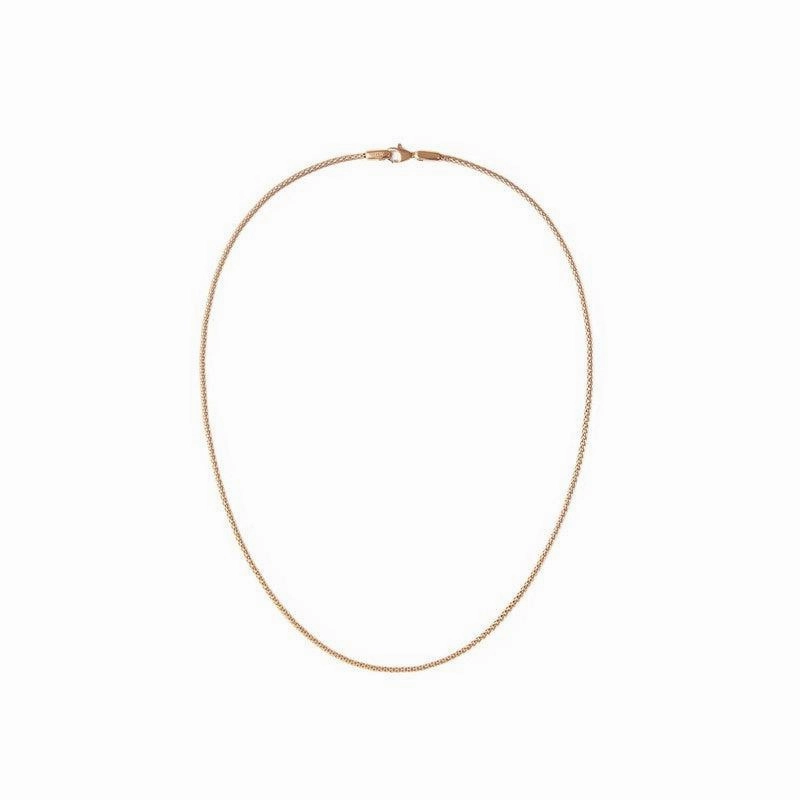 Daniel Wellington Tide Mesh Necklace Rose Gold