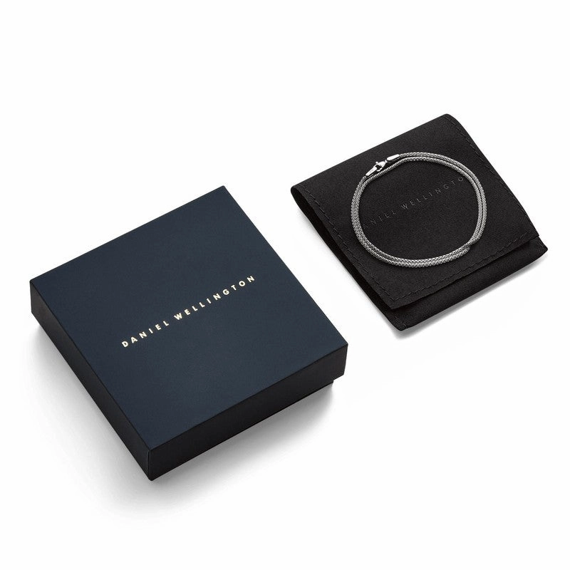 Daniel Wellington Tide Mesh Necklace Silver