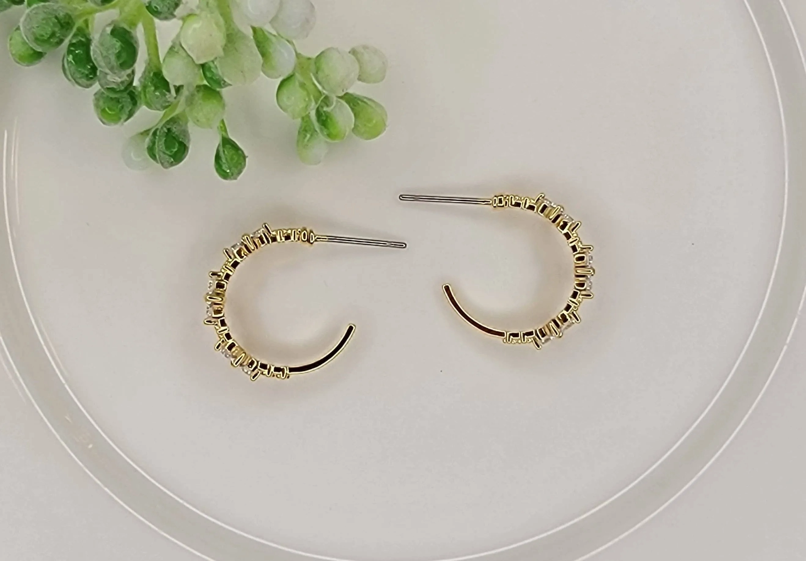 Deco Hoop Earrings