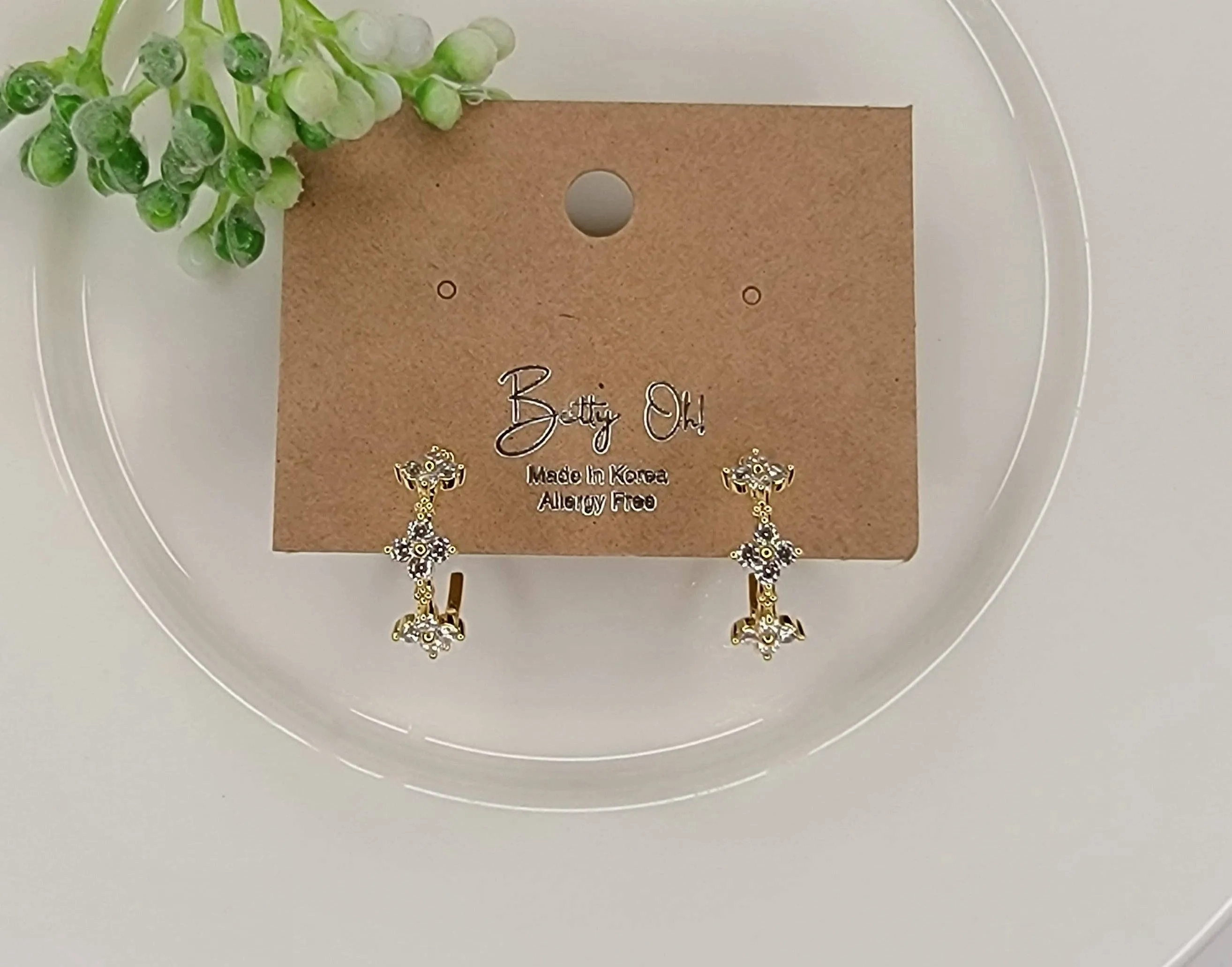 Deco Hoop Earrings