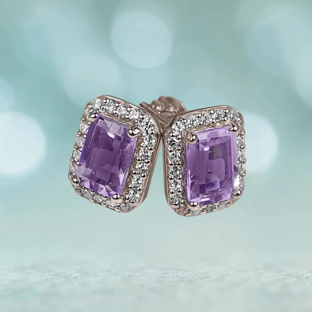 Destiny Amethyst Earrings