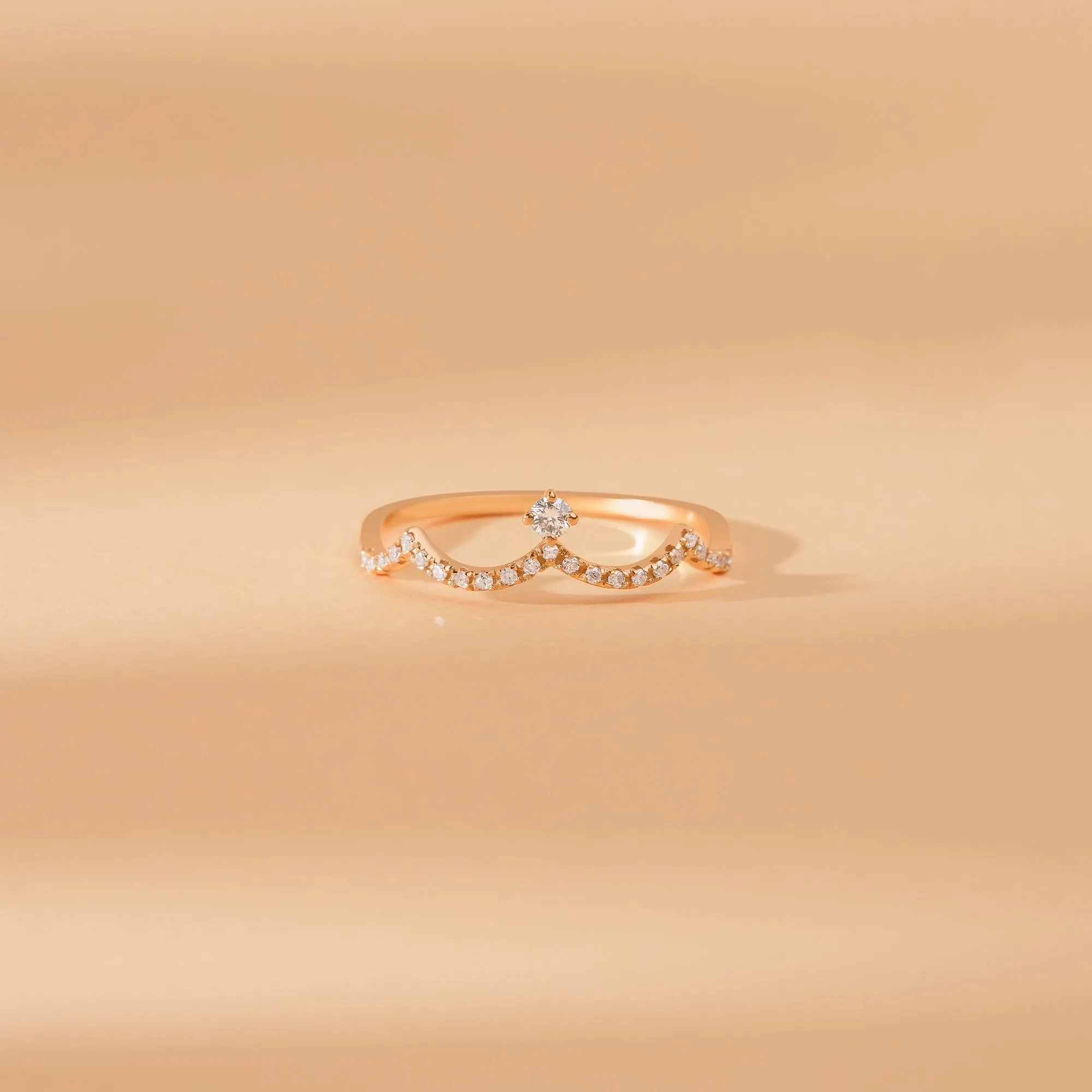 Diamond Crown Ring, Elizabeth