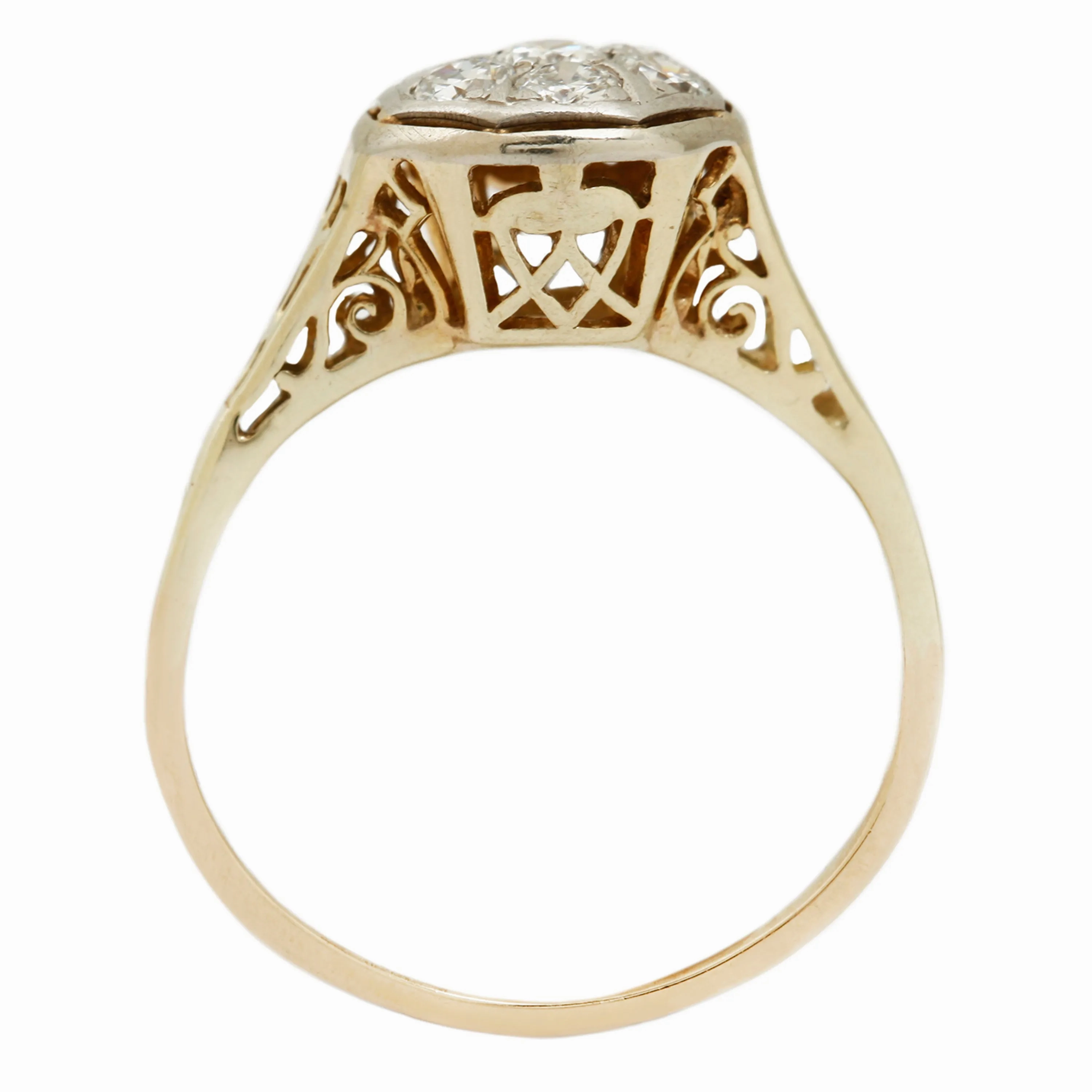 Diamond Daisy Ring