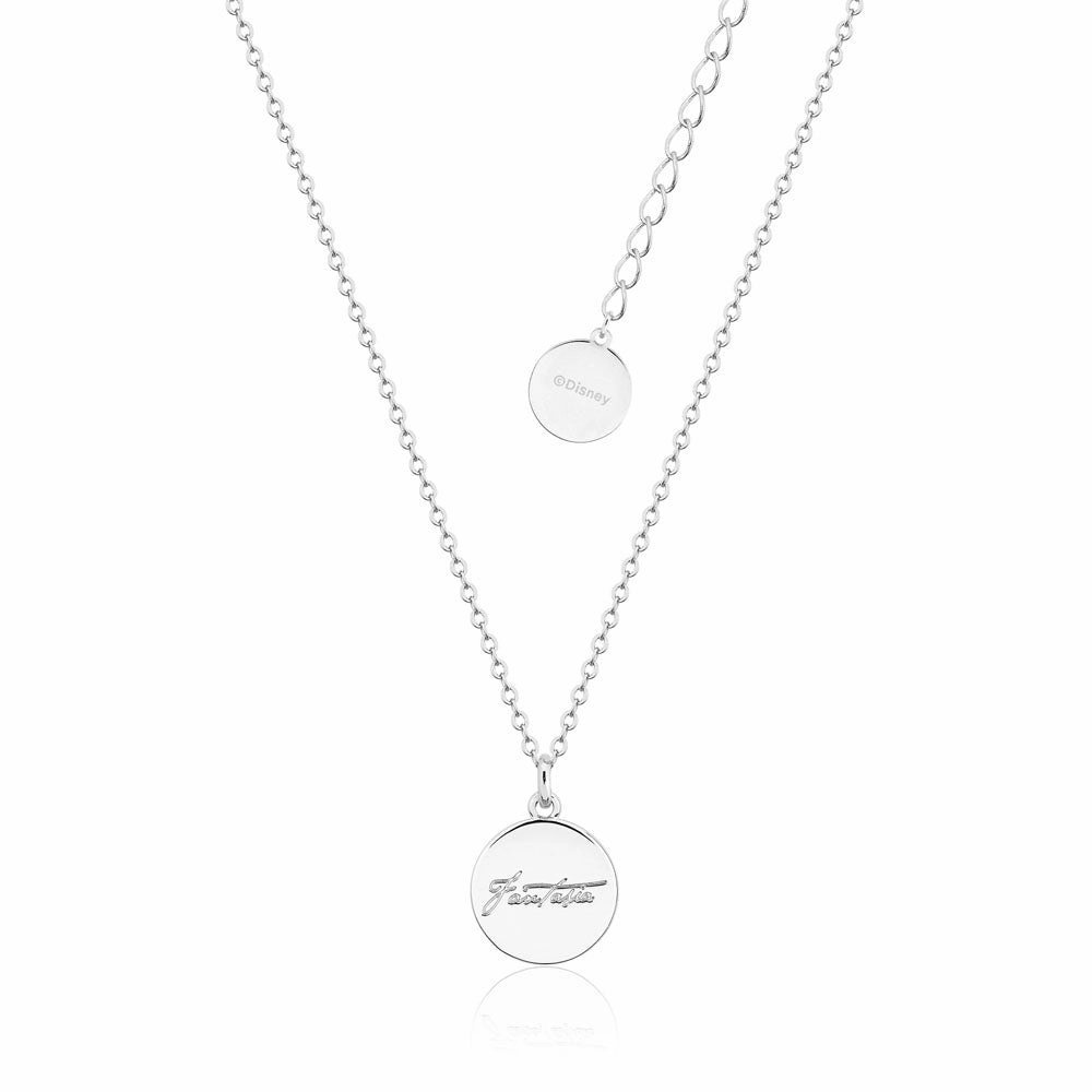 Disney Fantasia Sorcerer's Mickey Reversible Medallion Pendant on 45 7cm Chain