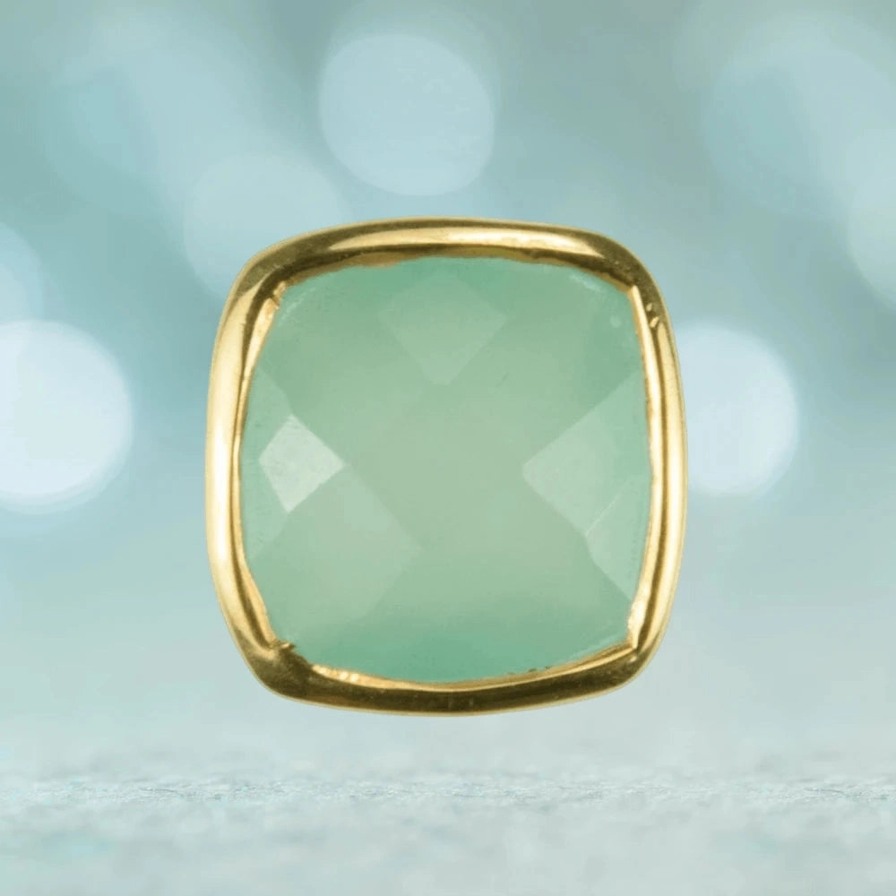 Dream Gems Earrings Green Quartz
