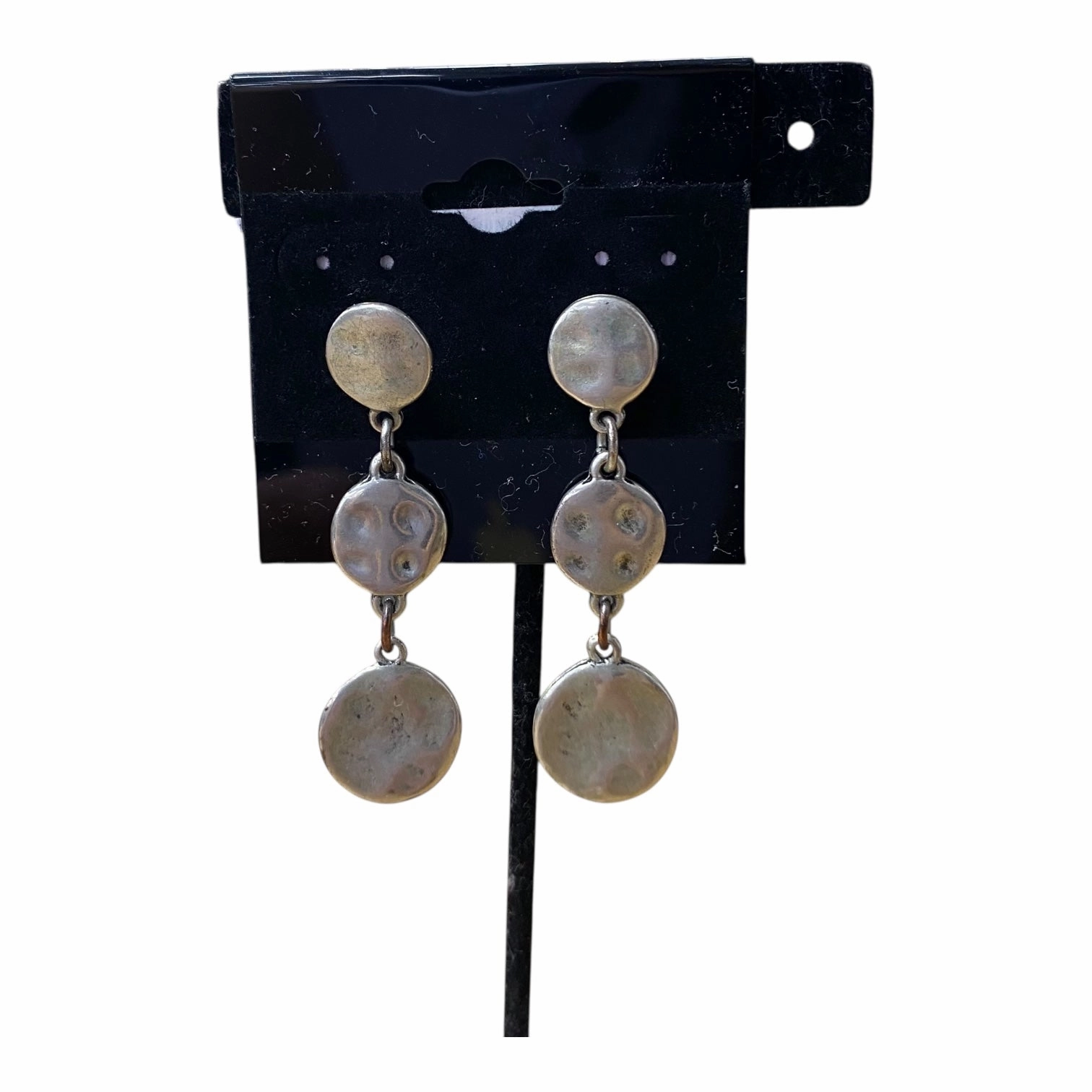 Earrings Dangle/Drop By Chicos In Silver