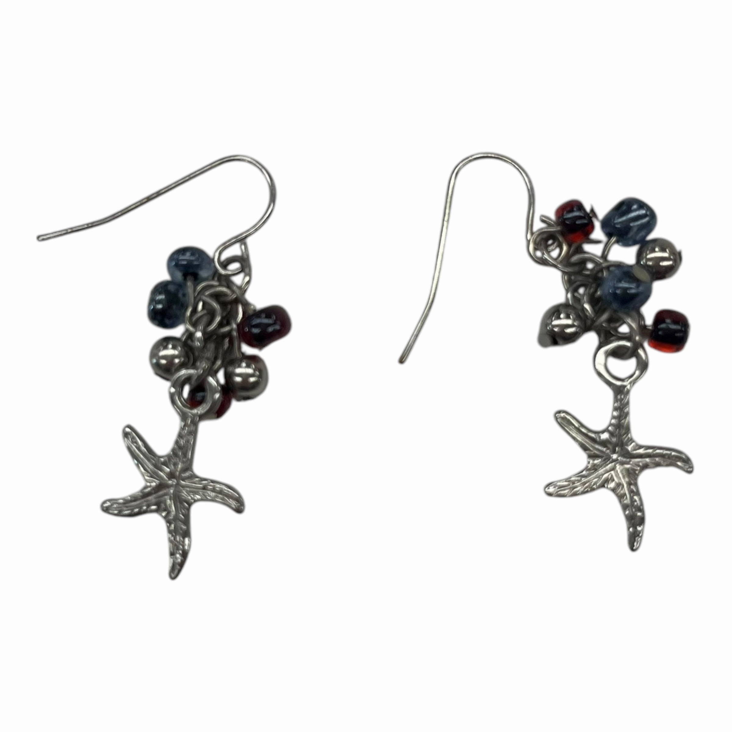 Earrings Dangle/Drop By Clothes Mentor In Blue & Silver