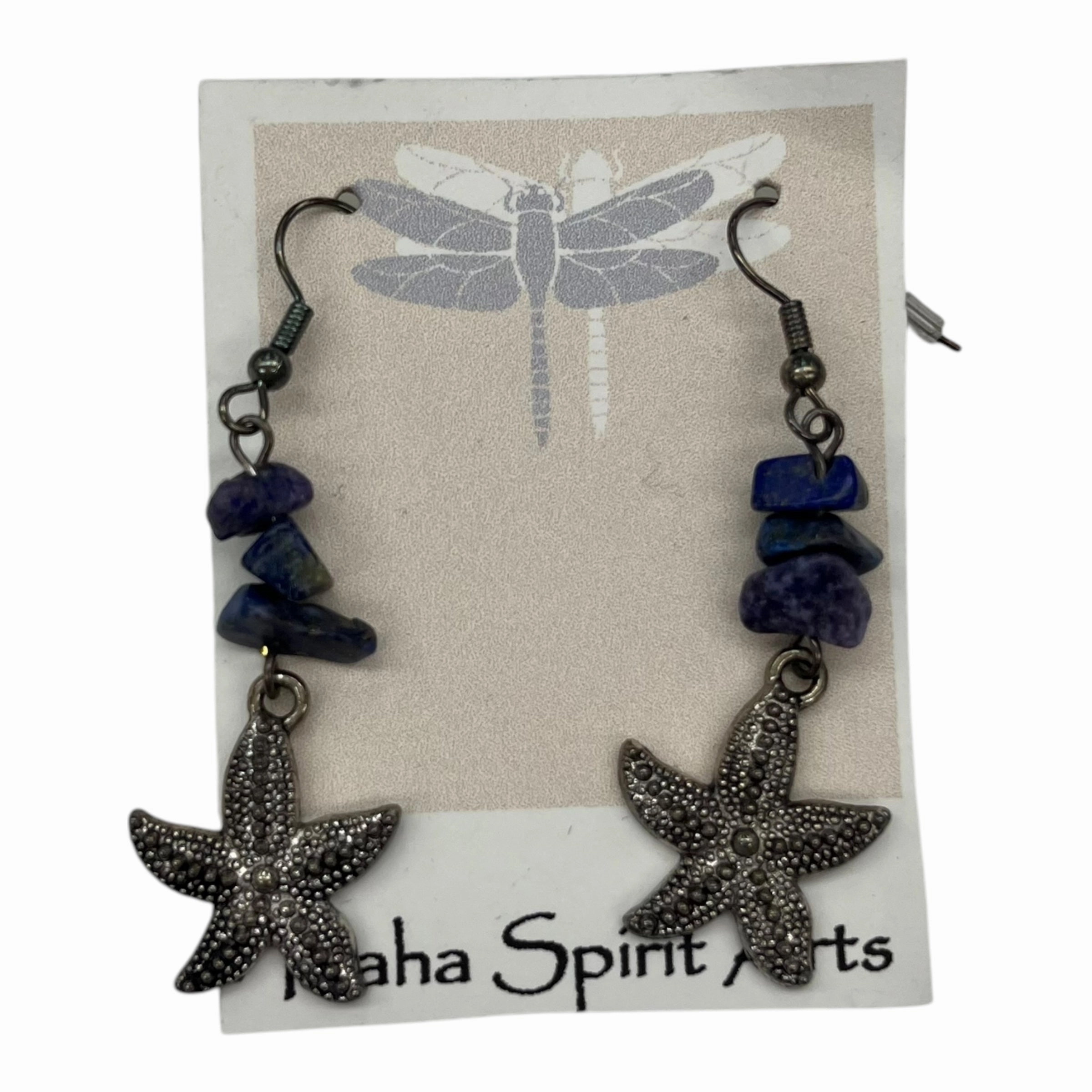 Earrings Dangle/Drop By Clothes Mentor In Purple & Silver