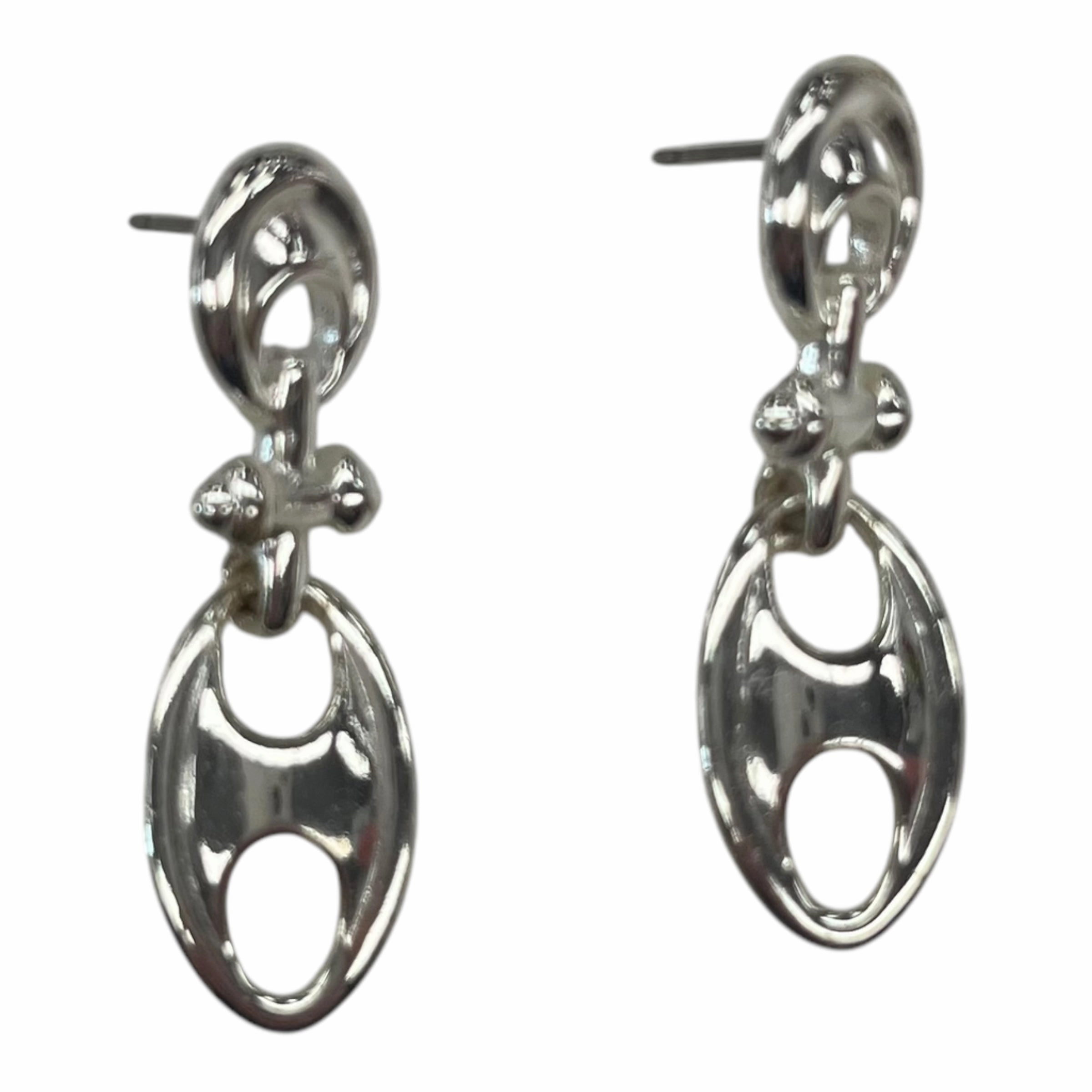 Earrings Dangle/Drop By Clothes Mentor In Silver