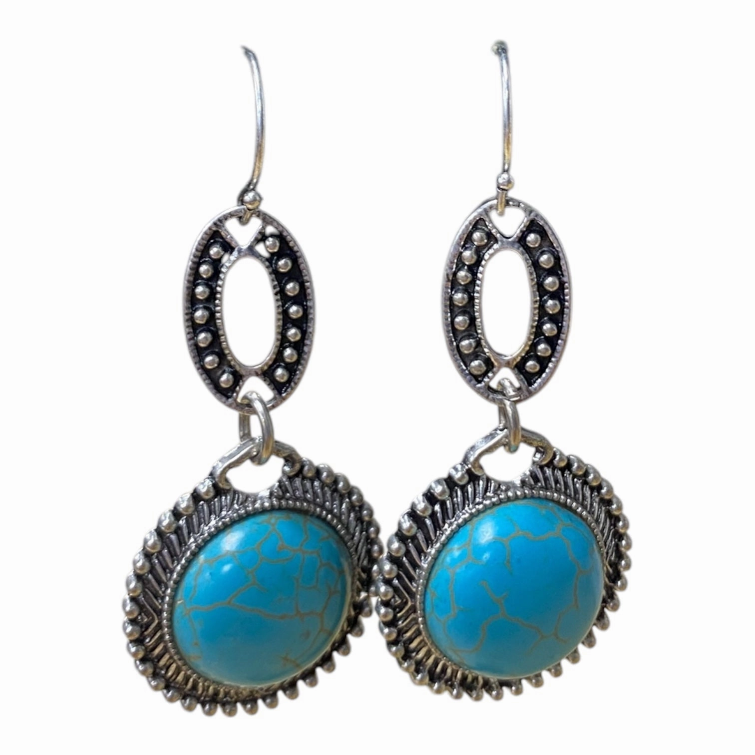 Earrings Dangle/Drop By Cme In Teal