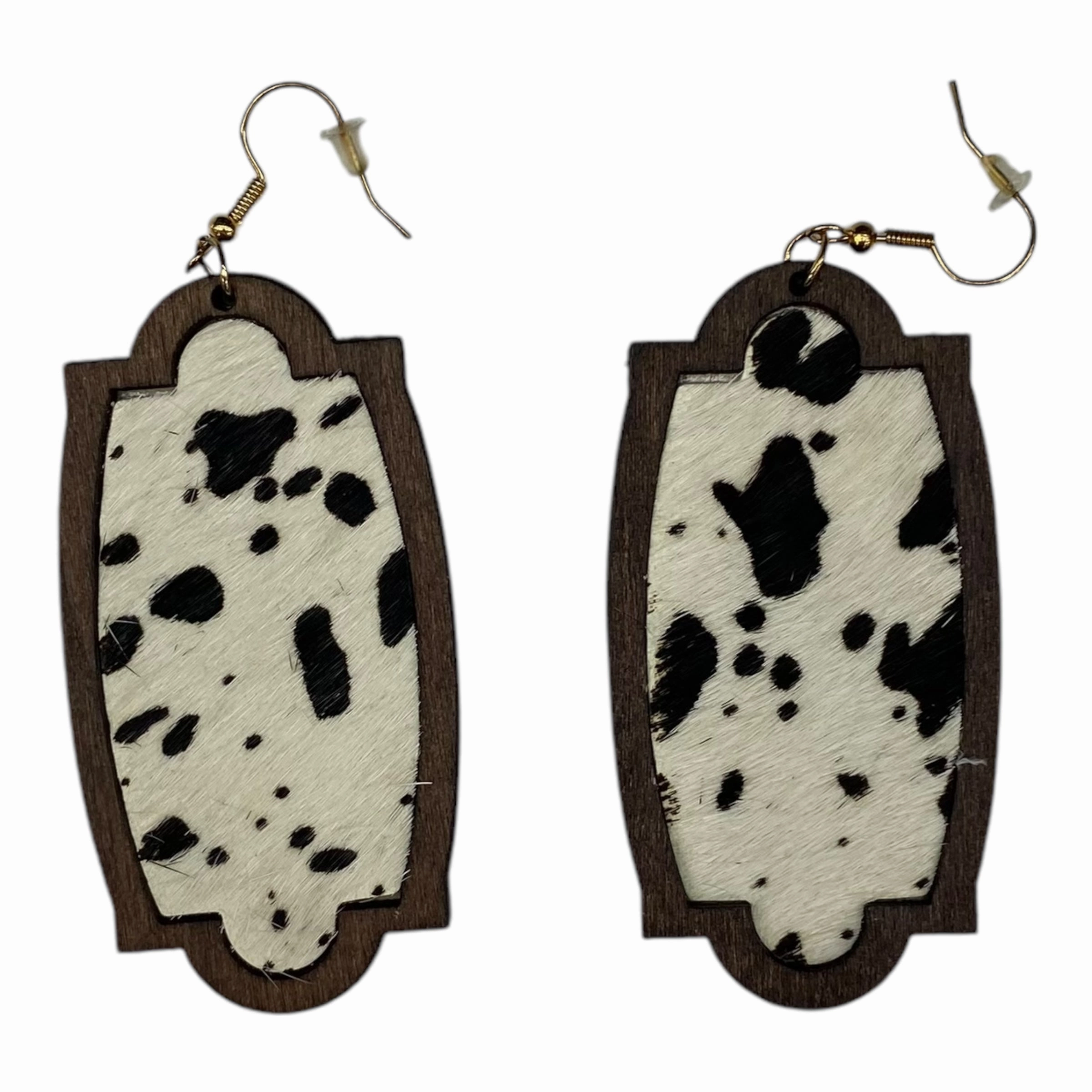 Earrings Dangle/Drop By Cmf In Animal Print