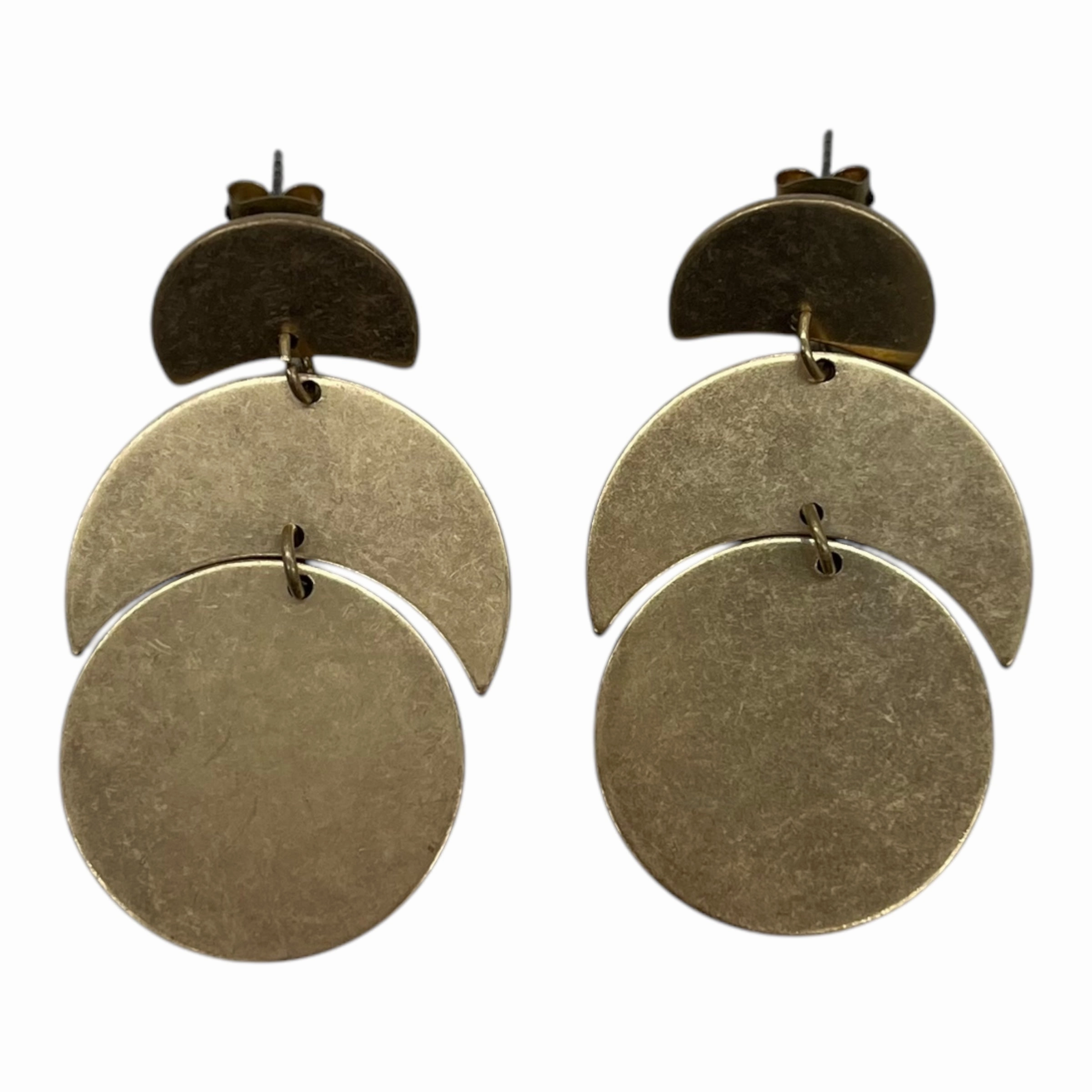 Earrings Dangle/Drop By Cmf In Gold