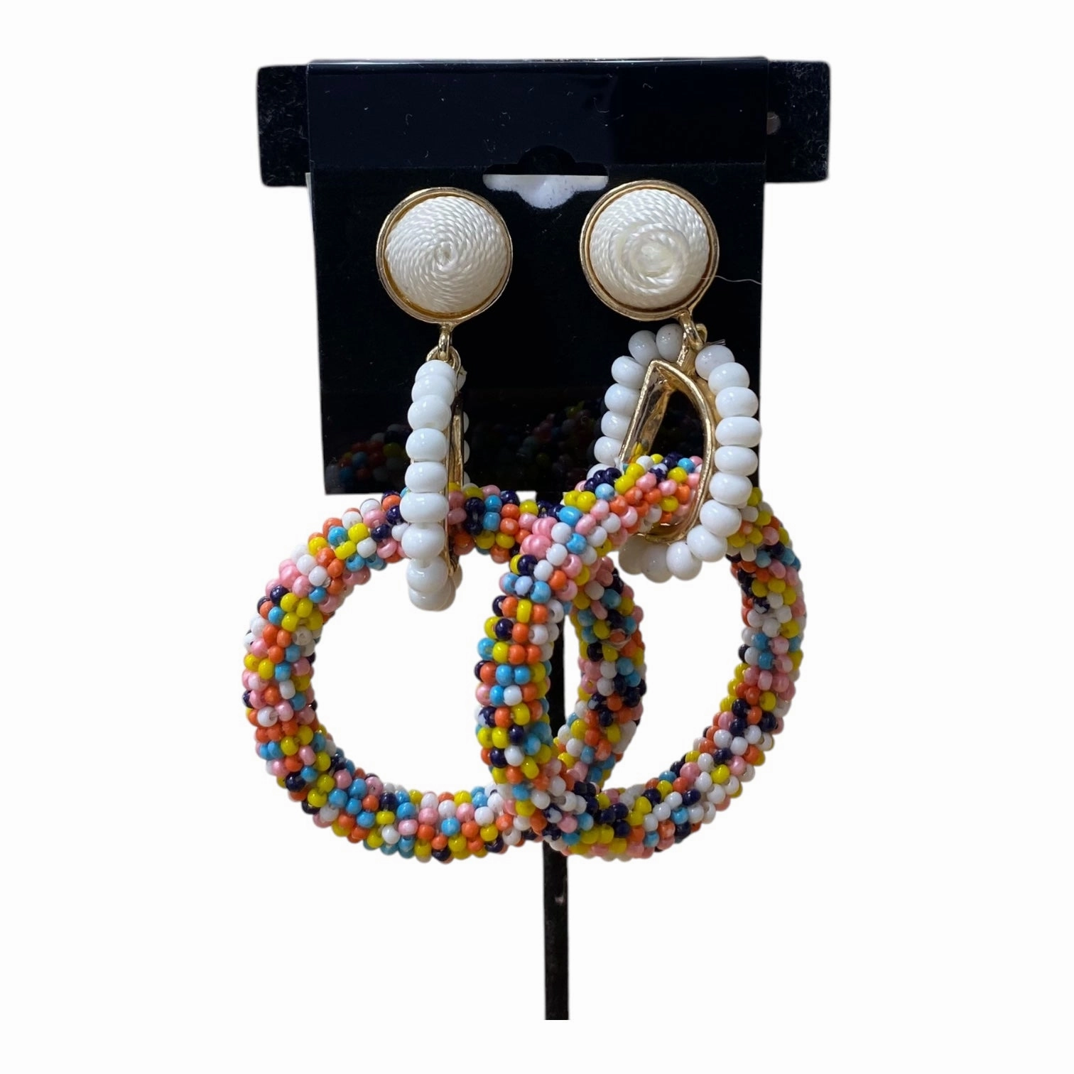 Earrings Dangle/Drop  In White