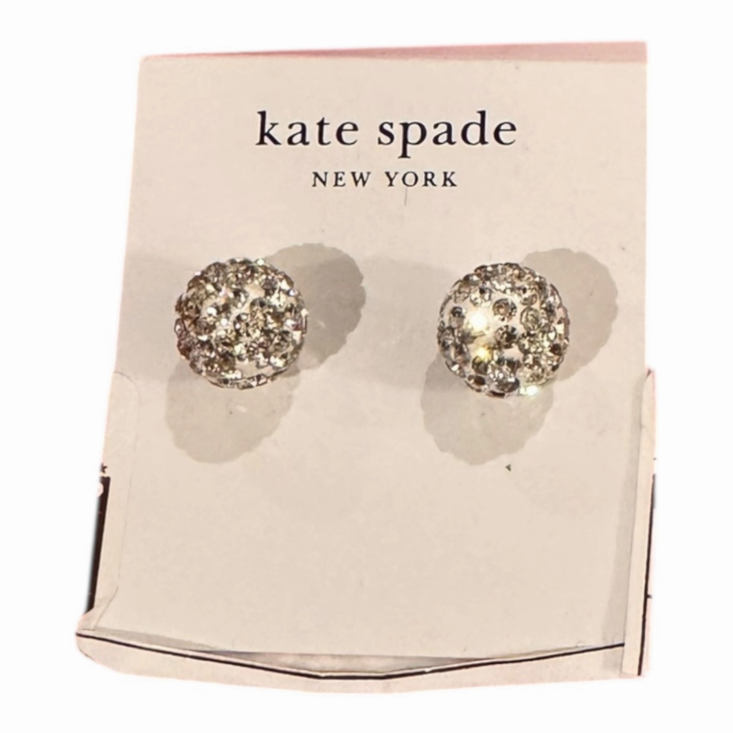 Earrings Designer By Kate Spade In Silver