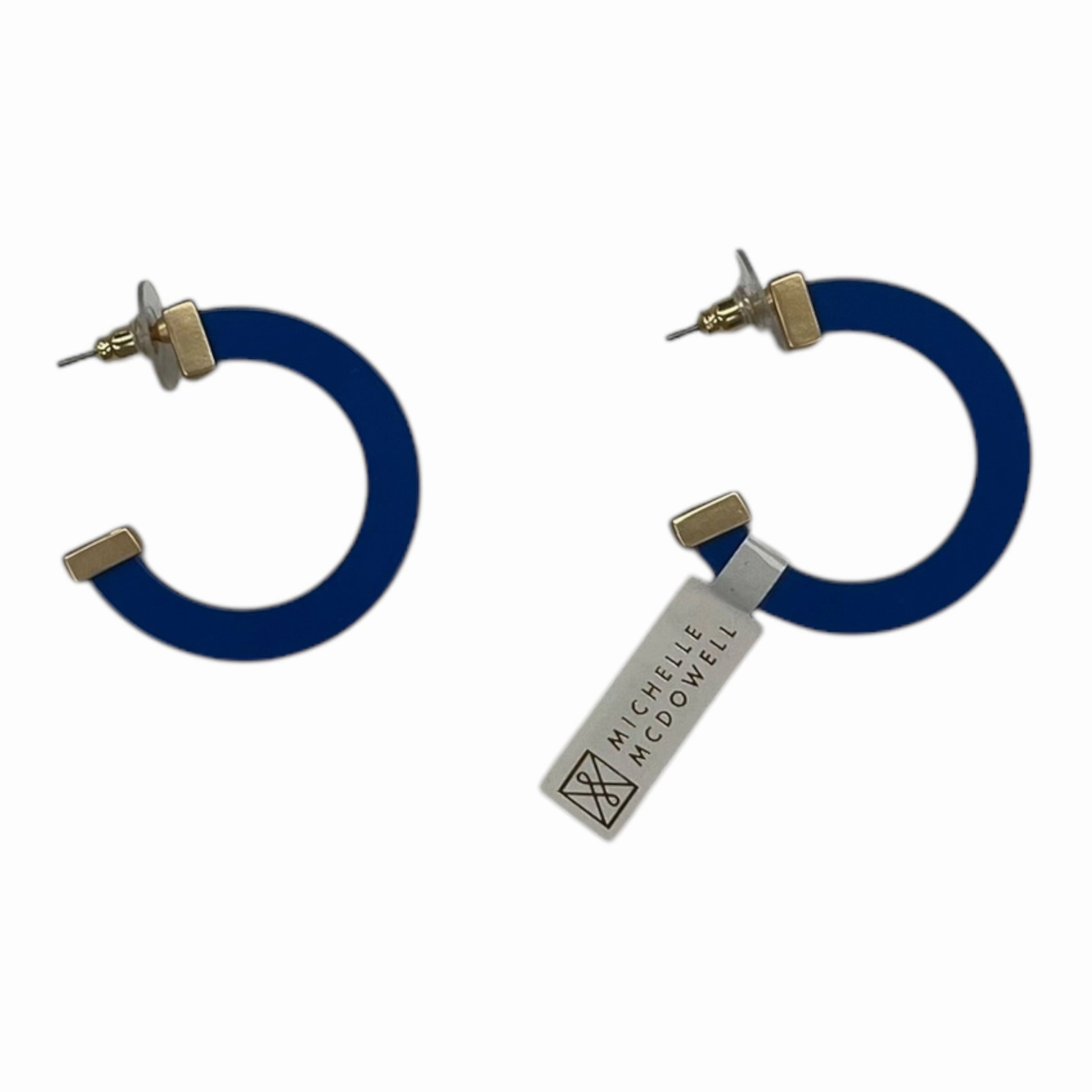 EARRINGS HOOP by    CLOTHES MENTOR In BLUE