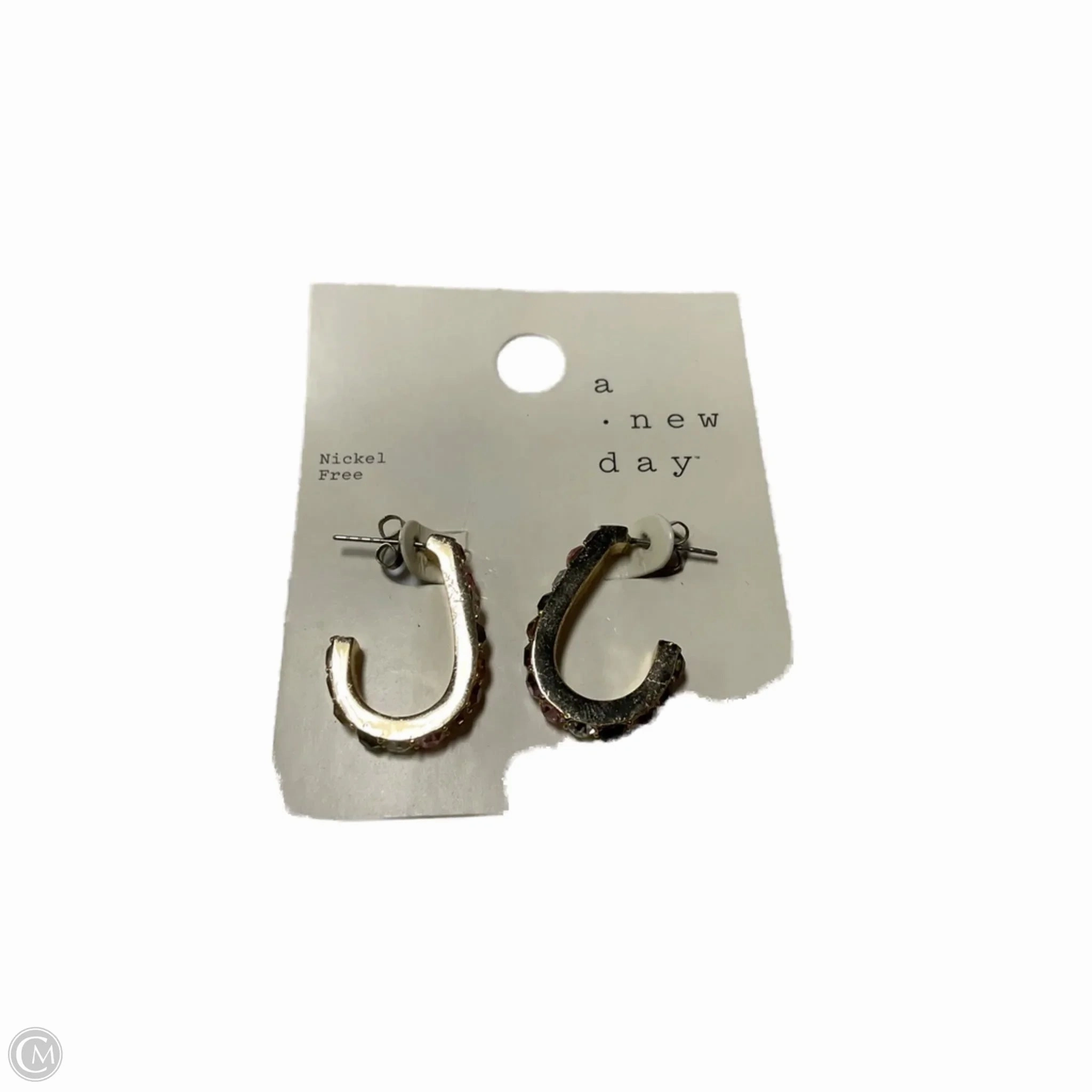 Earrings Hoop By A New Day, Size: 02 Piece Set