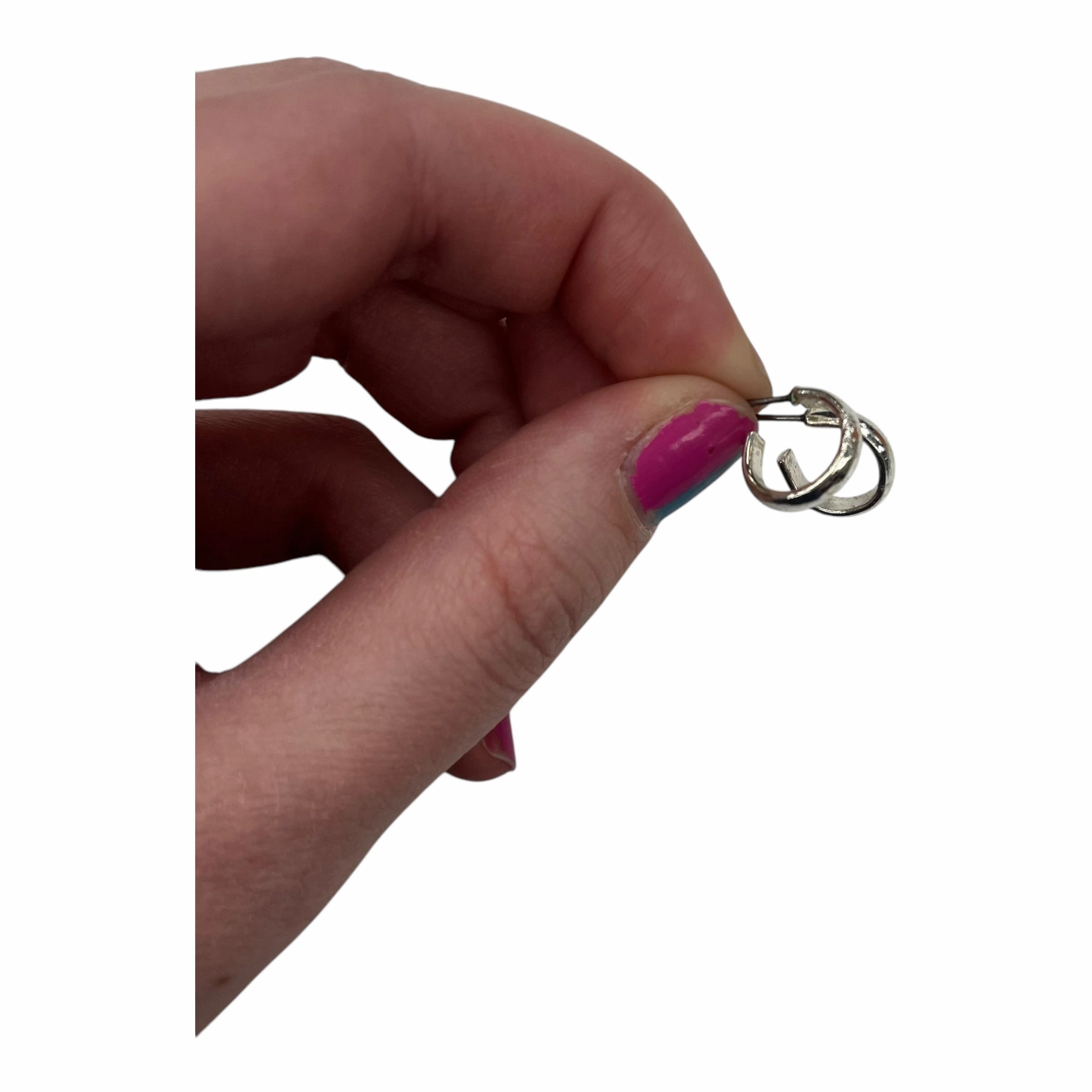 Earrings Hoop By Clothes Mentor In Silver