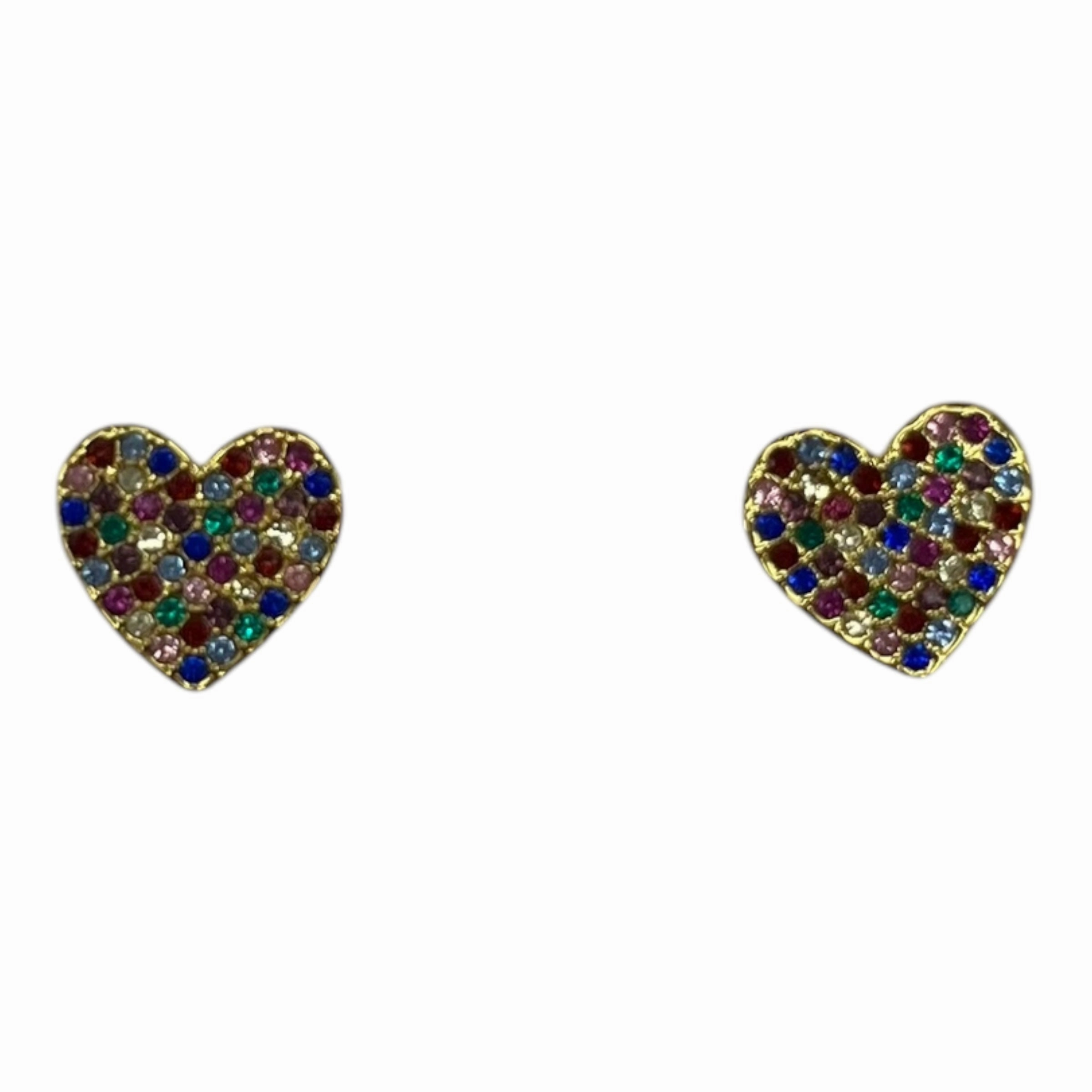 Earrings Stud By Clothes Mentor In Rainbow Print