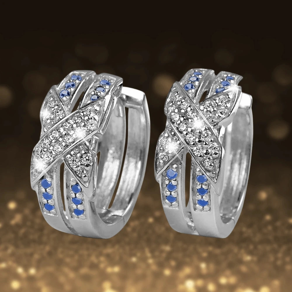 Embrace Rhodium Earrings