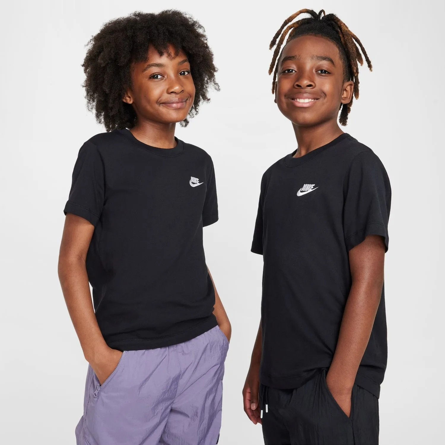 Embroidered Futura Tee - Youth Clothing_Nike
